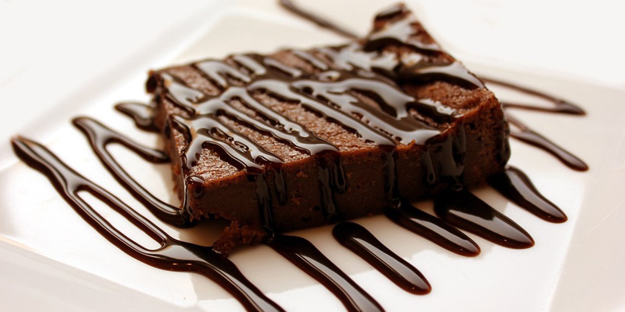 Vegan and gluten-free brownies plated, a healthy and tasty dessert option