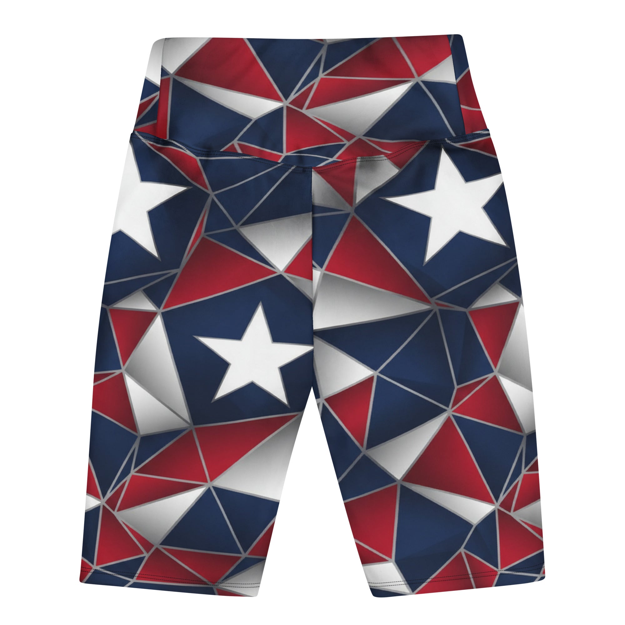 Geometric Flag Prism Bike Shorts | GearBunch