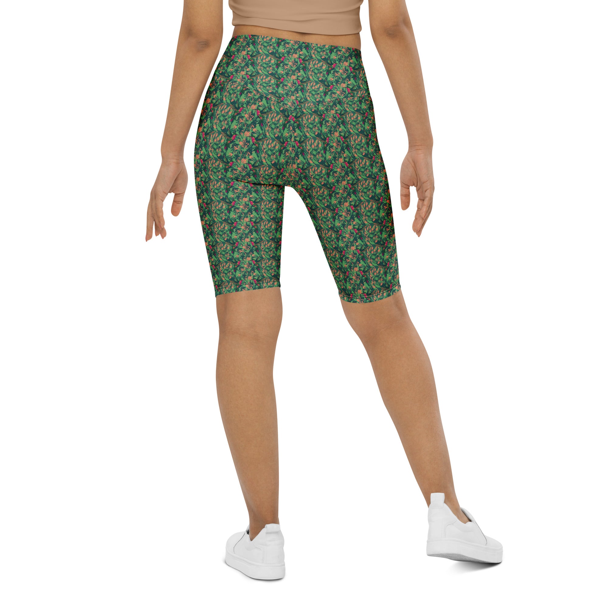 Ruby-throated Hummingbird Bike Shorts | GearBunch