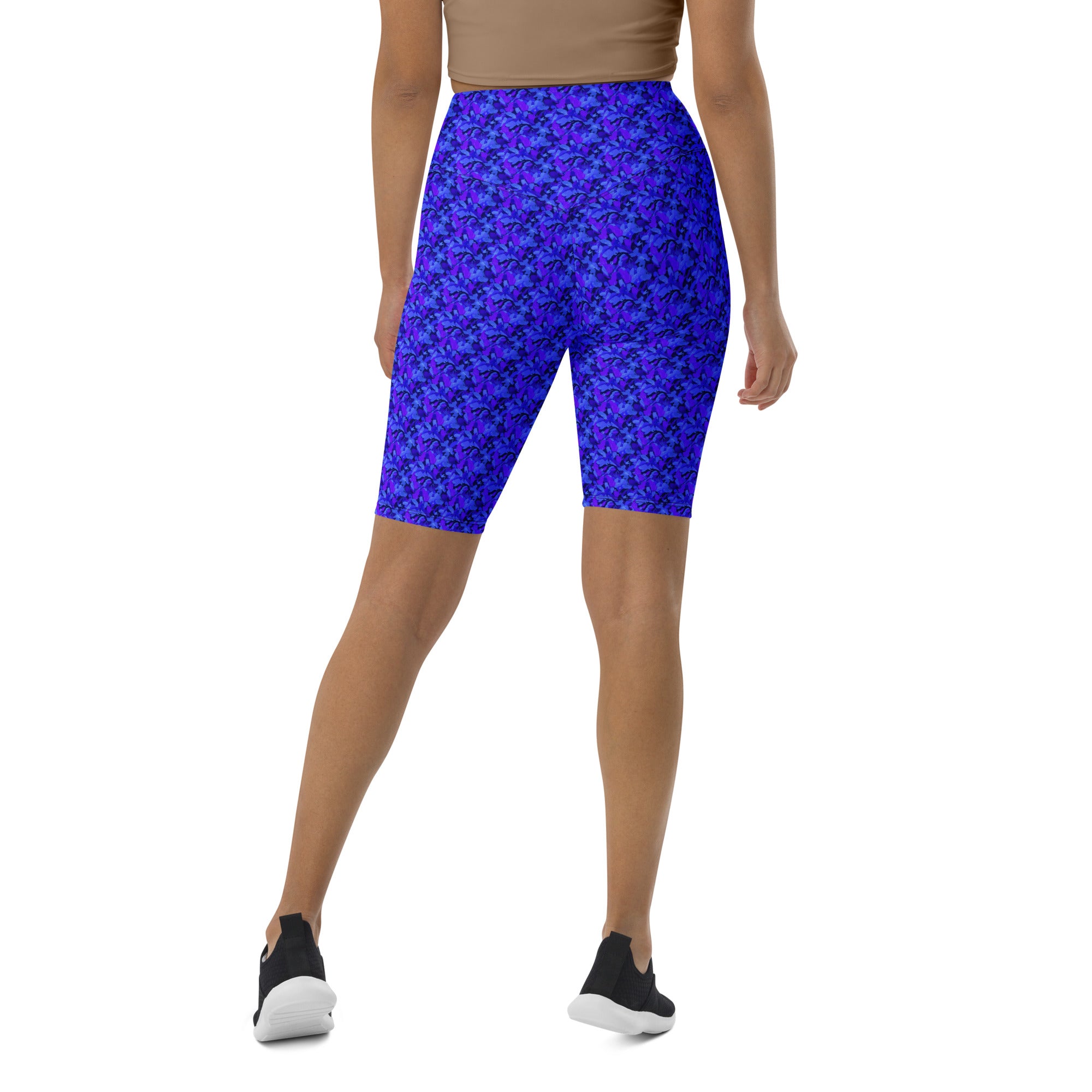 Touching Distance Abstract Bike Shorts | GearBunch