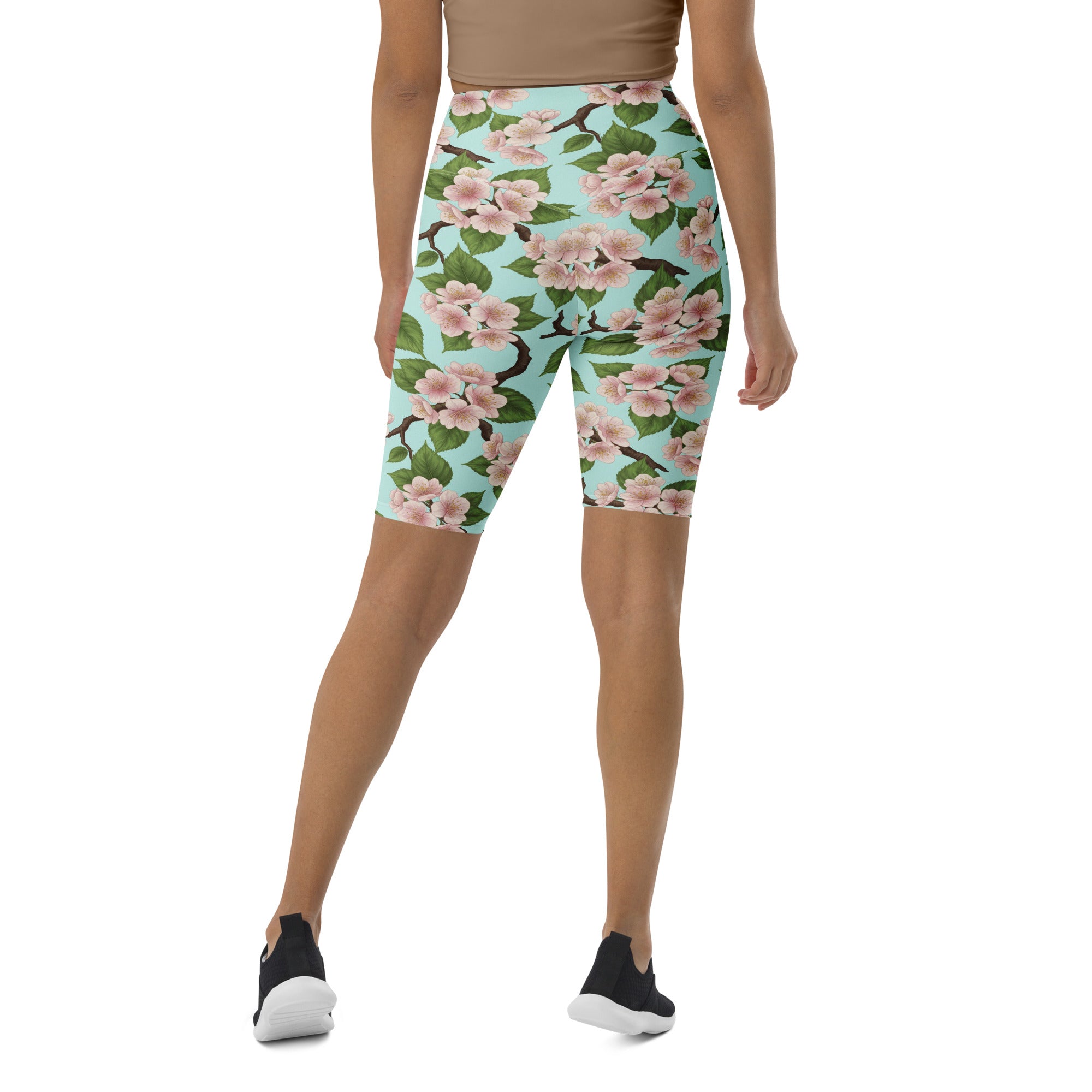 Cherry Blossom Branches Bike Shorts | GearBunch