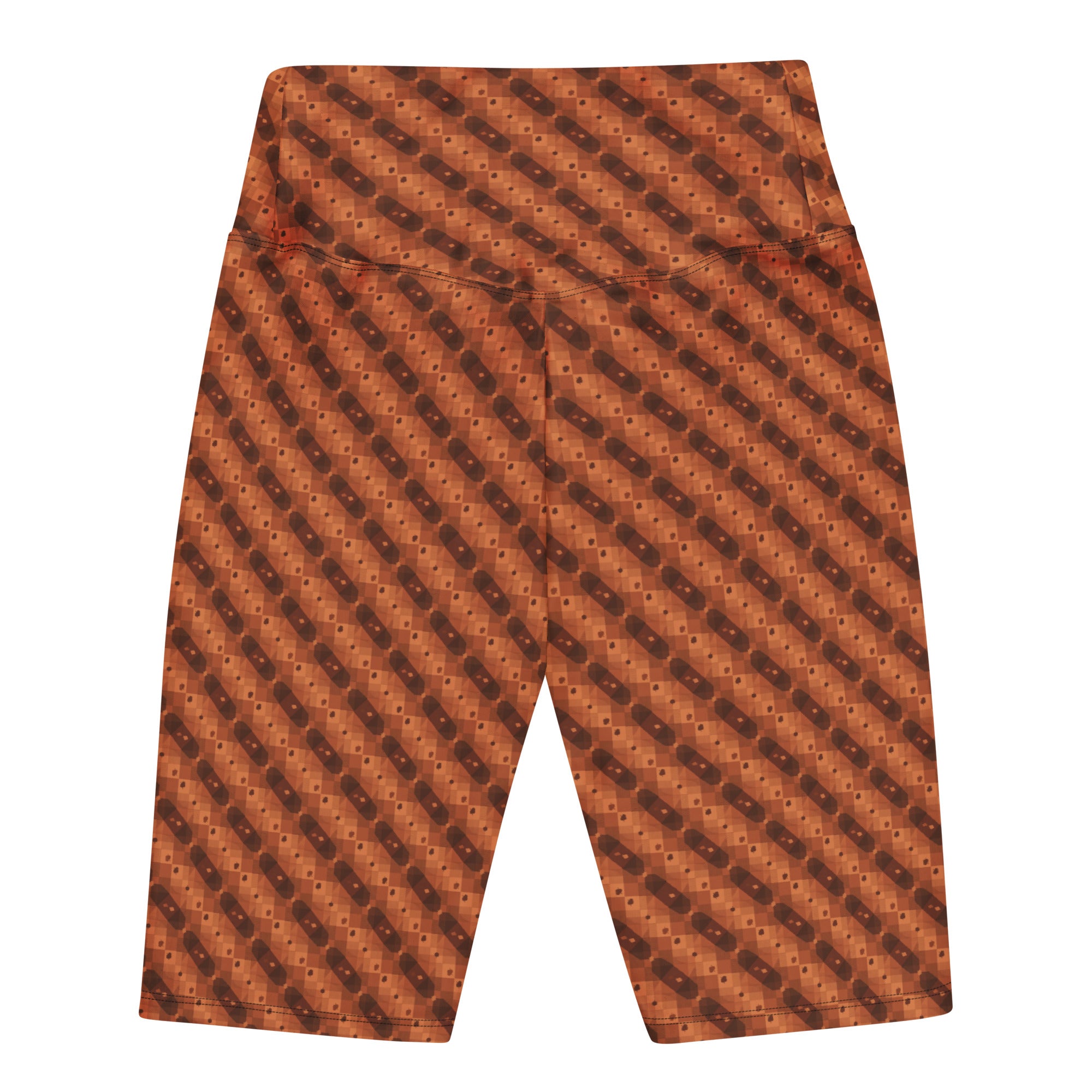 Autumn Gingham Check Bike Shorts | GearBunch