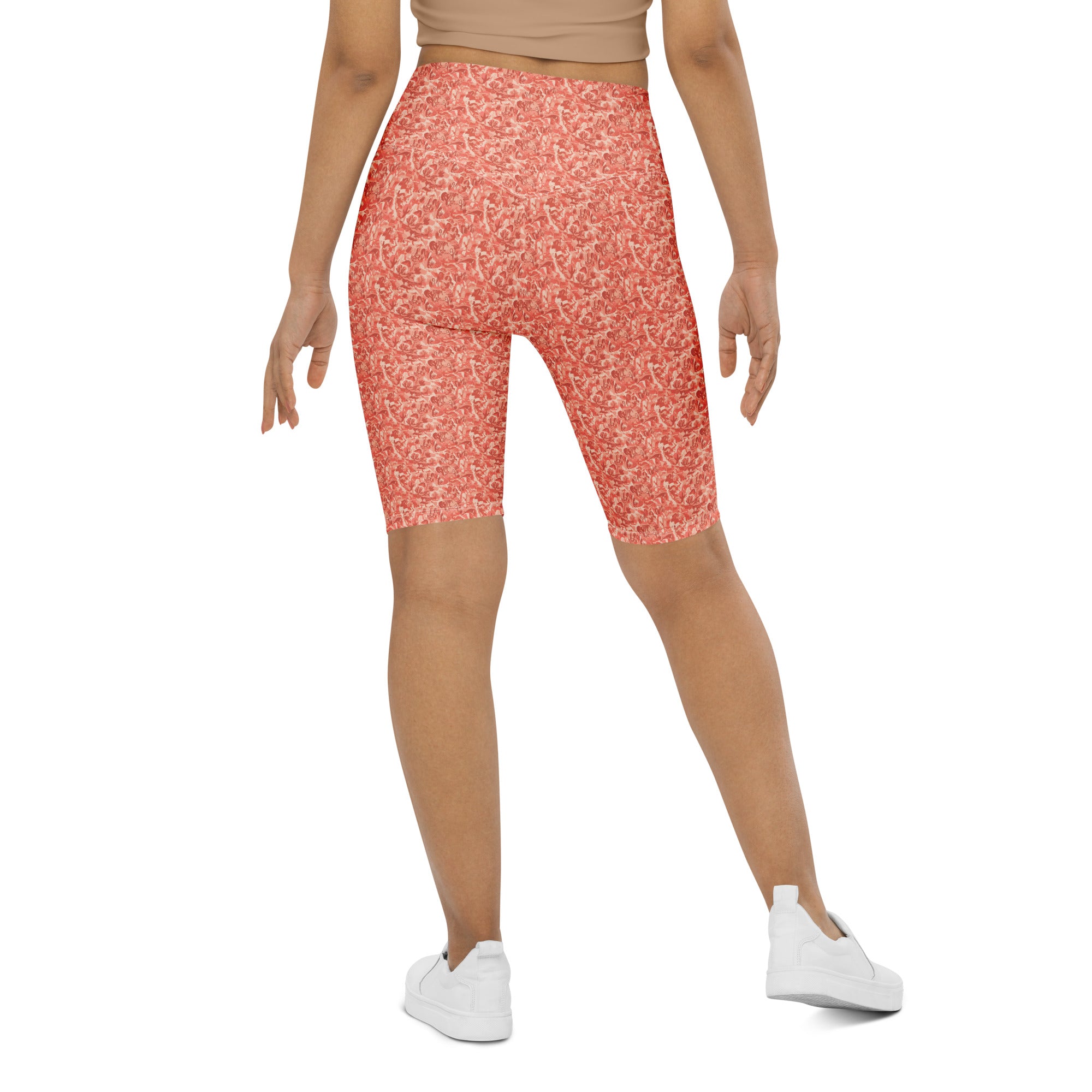 Distorted Cowboy Landscape Bike Shorts | GearBunch