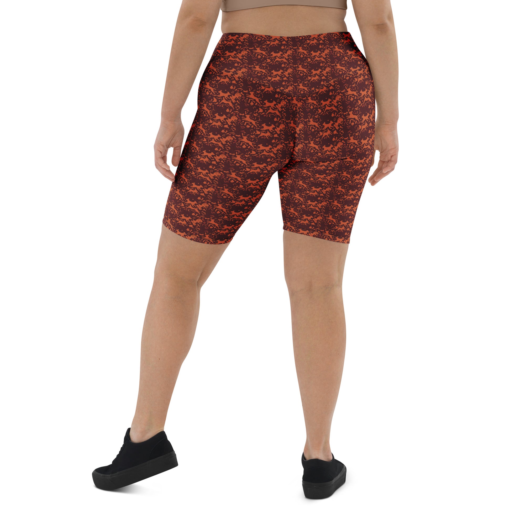 Minimal Fetch Art Bike Shorts | GearBunch