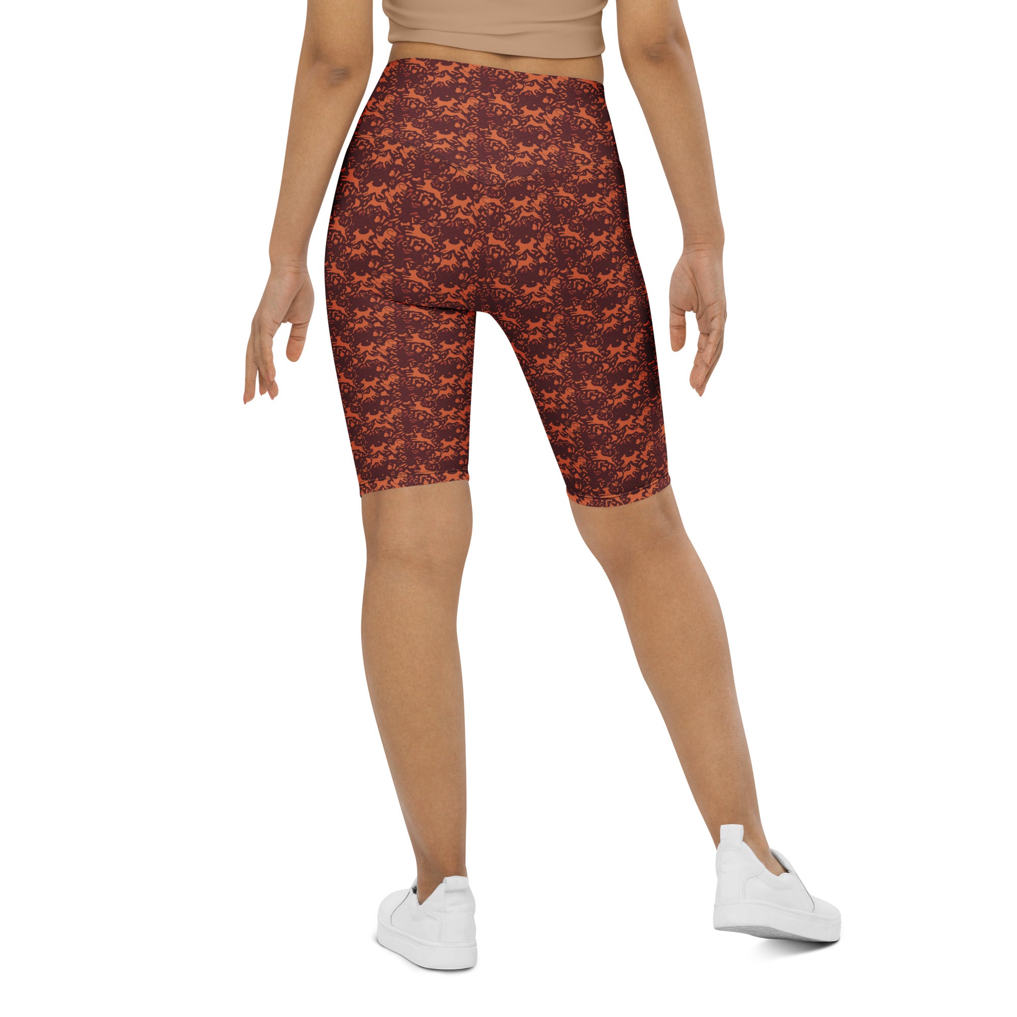 Minimal Fetch Art Bike Shorts | GearBunch