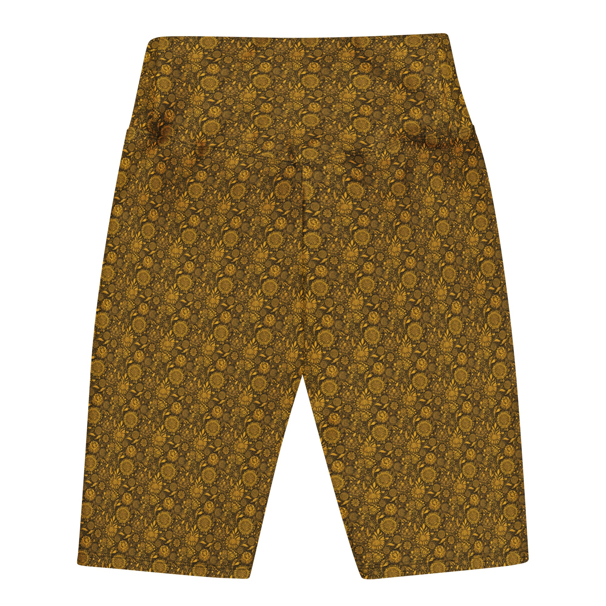 Gustav Klimt Floral Bike Shorts | GearBunch