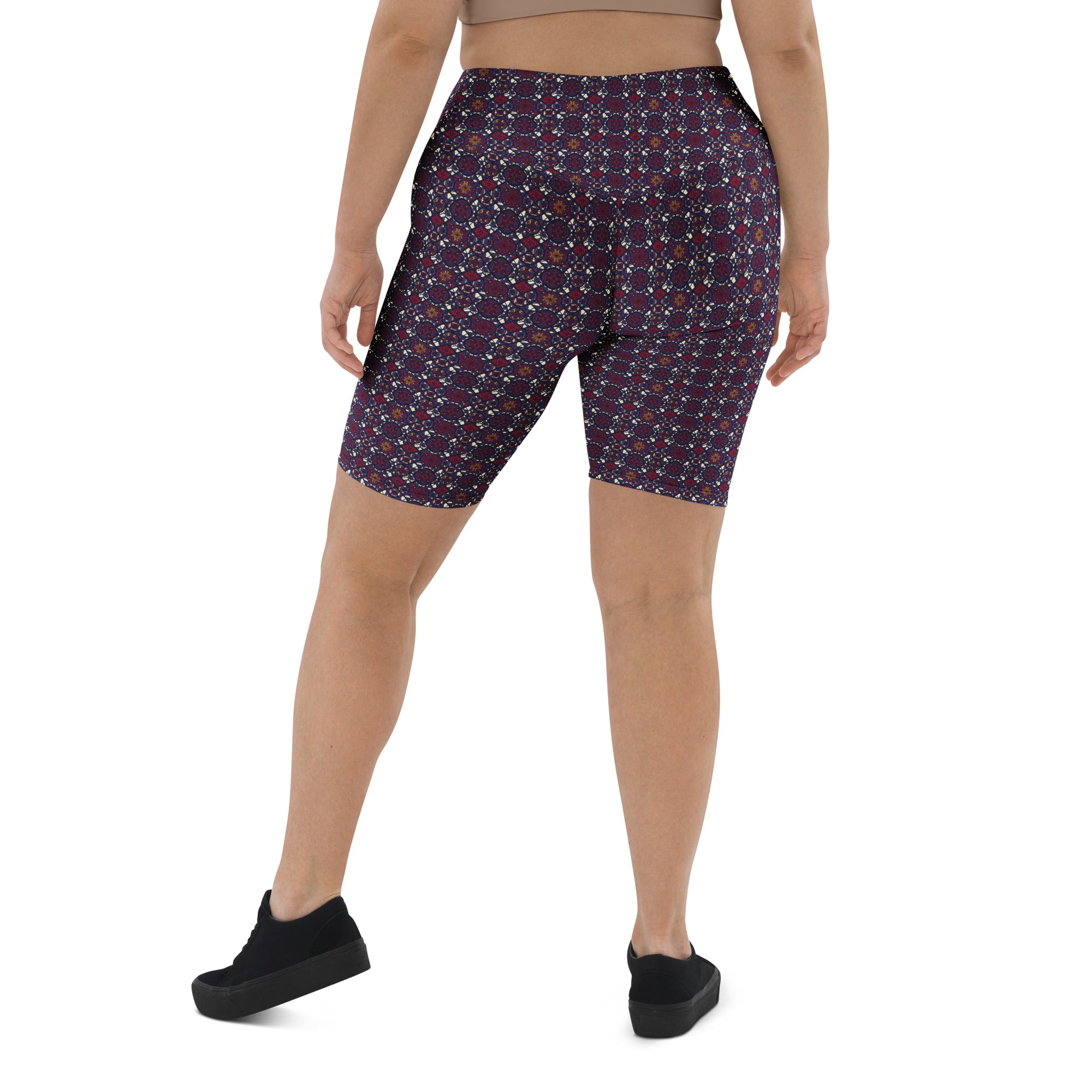 Stained Glass Cathedral Bike Shorts | GearBunch