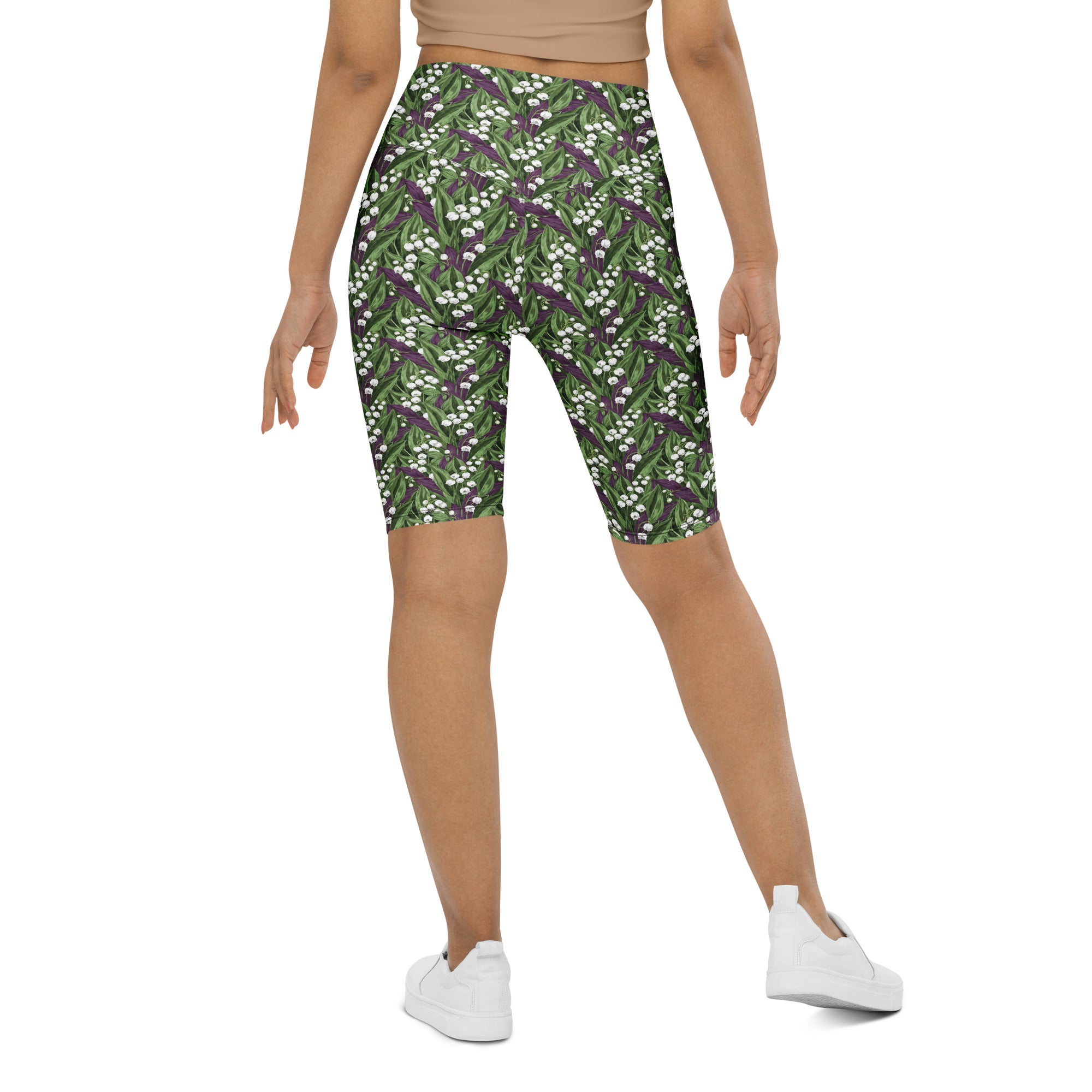 Lily of the Valley Bike Shorts | GearBunch