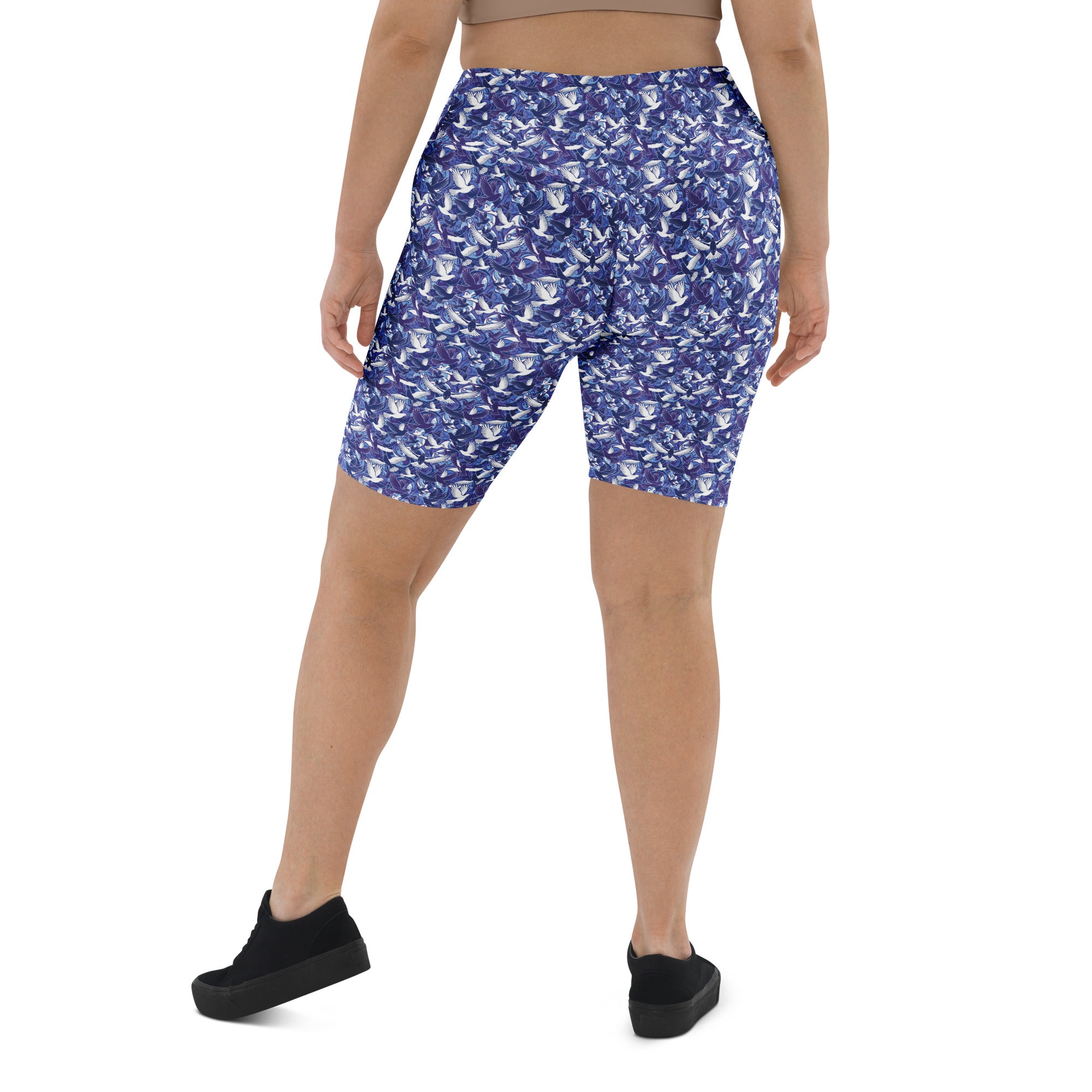 Dove in Flight Bike Shorts | GearBunch