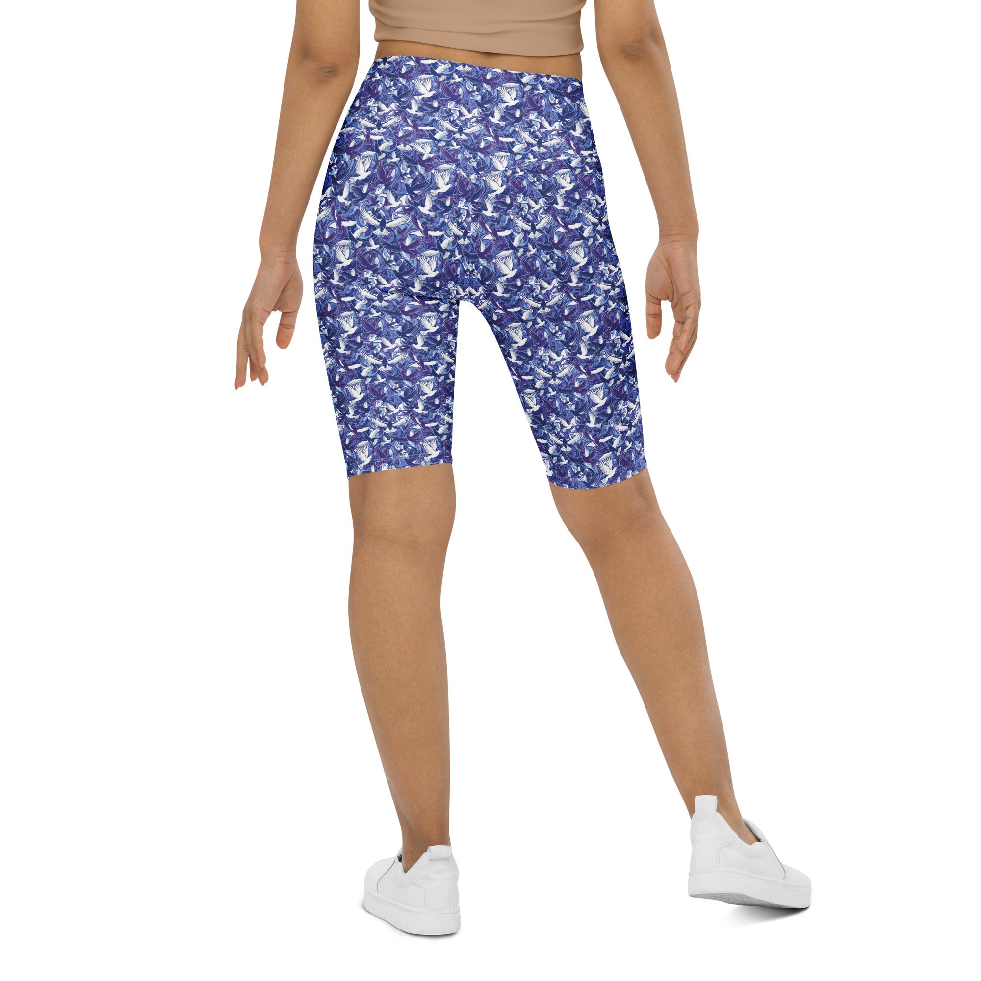 Dove in Flight Bike Shorts | GearBunch