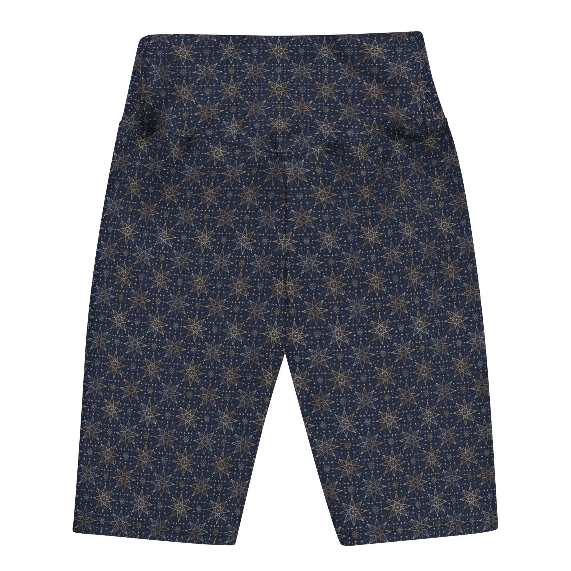Star of Bethlehem Geometric Bike Shorts | GearBunch