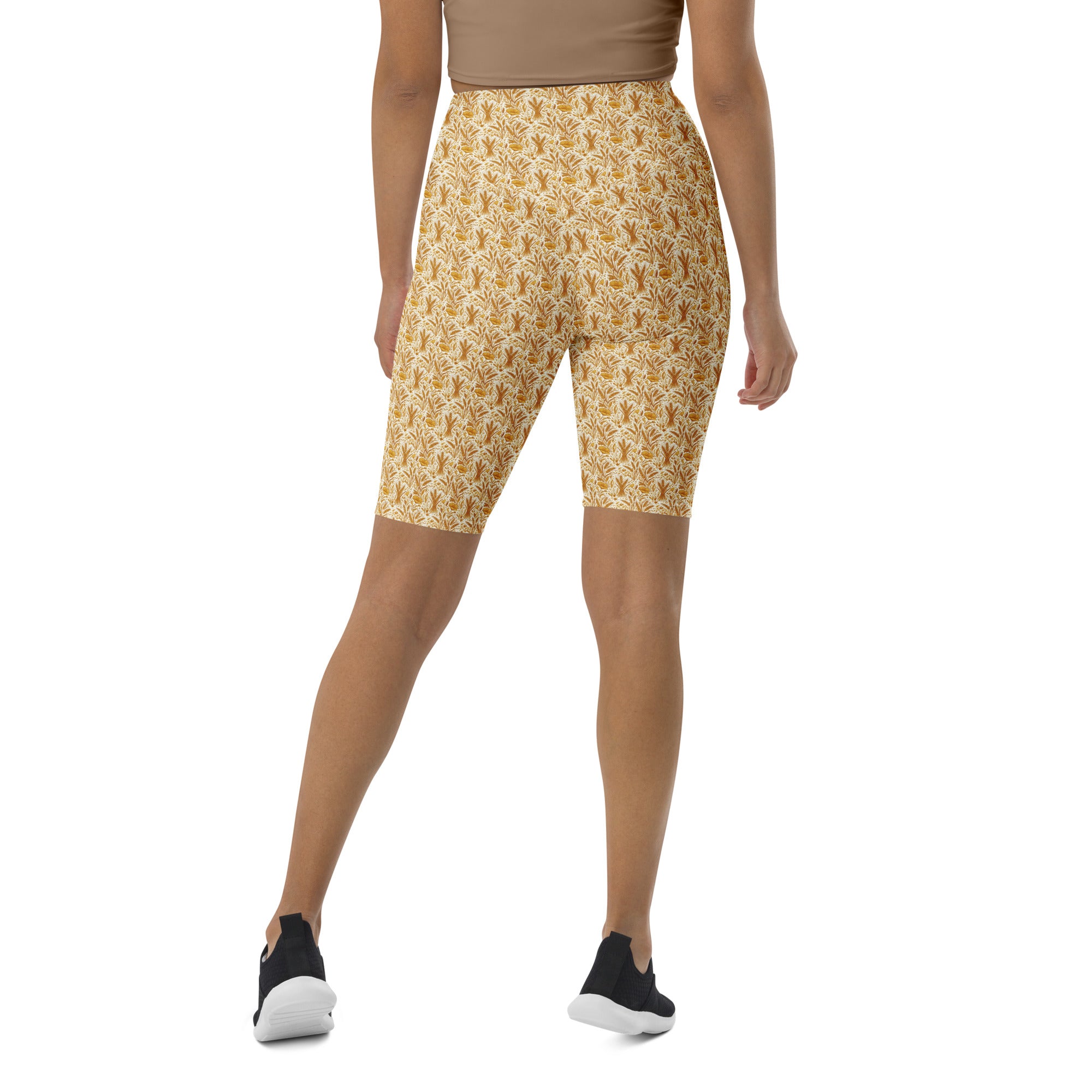 Wheat Field Harvest Bike Shorts | GearBunch