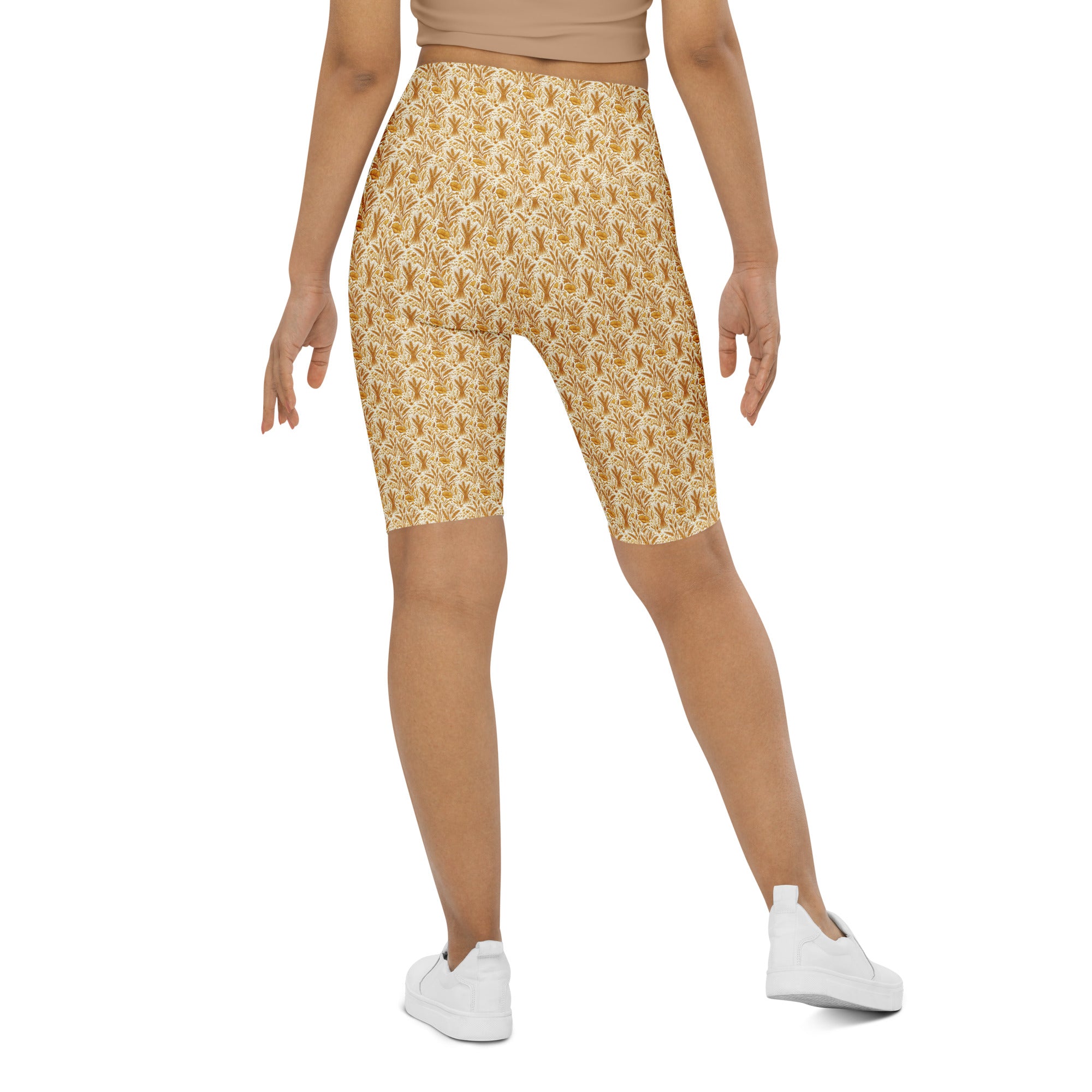 Wheat Field Harvest Bike Shorts | GearBunch