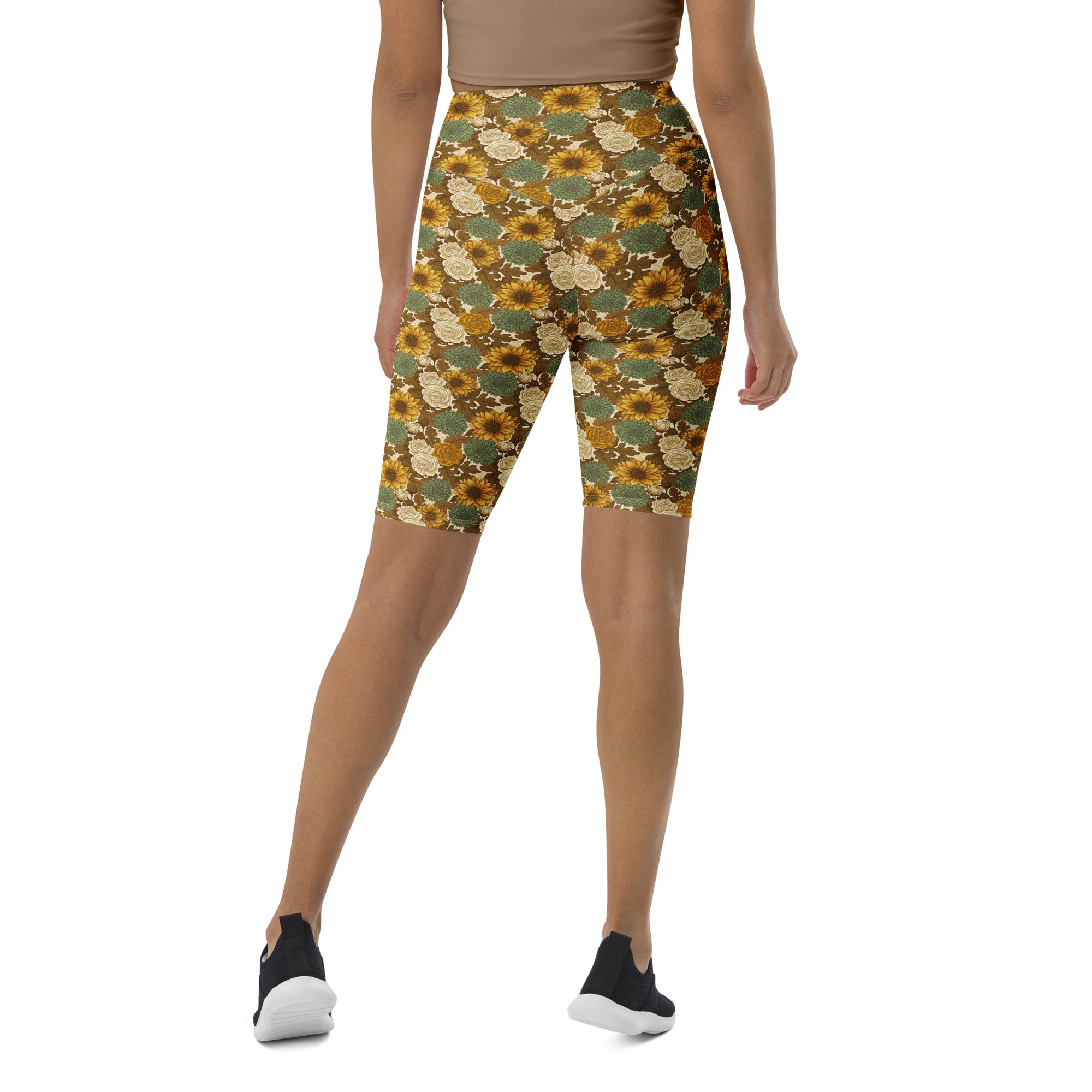Virgo Harvest Botanical Bike Shorts | GearBunch