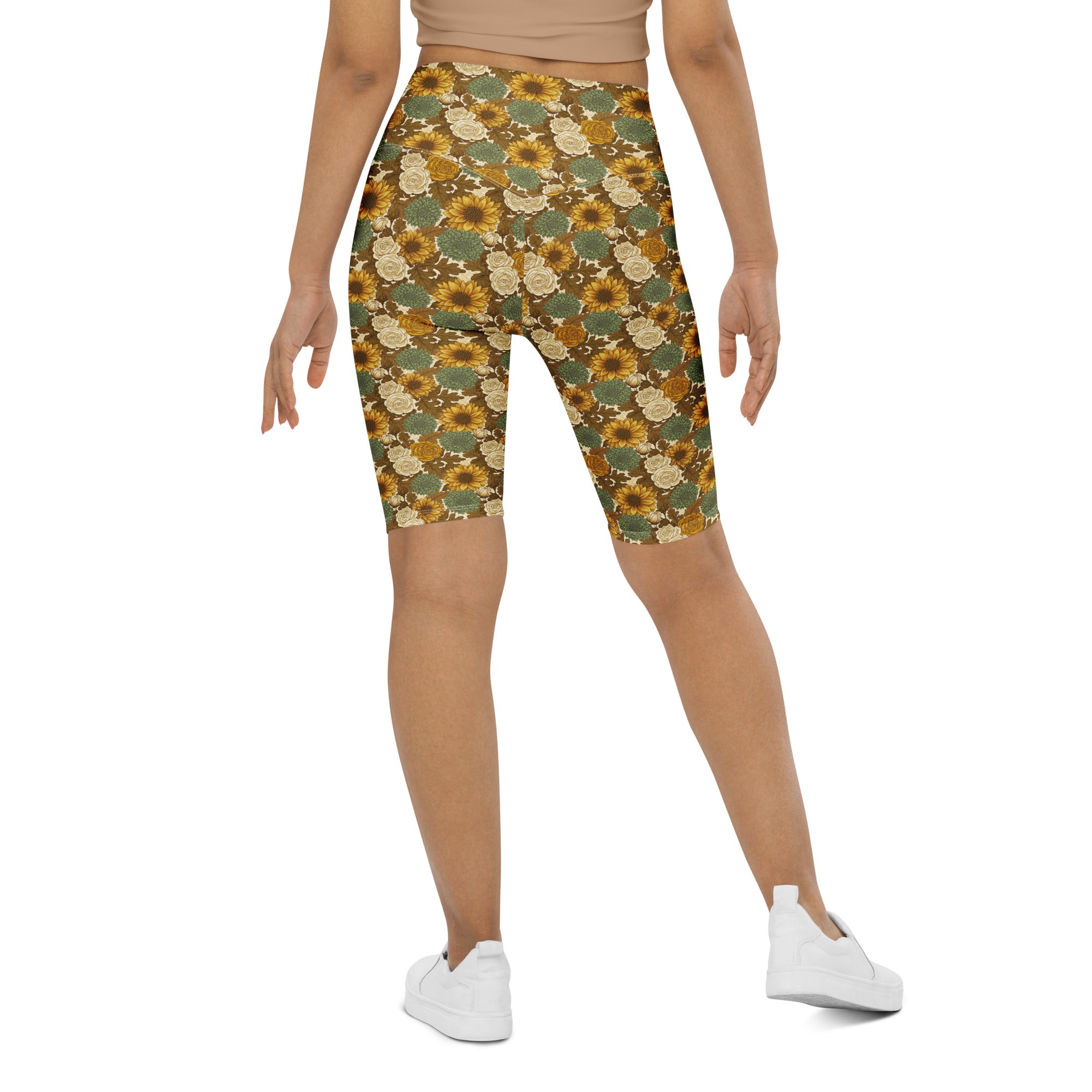 Virgo Harvest Botanical Bike Shorts | GearBunch