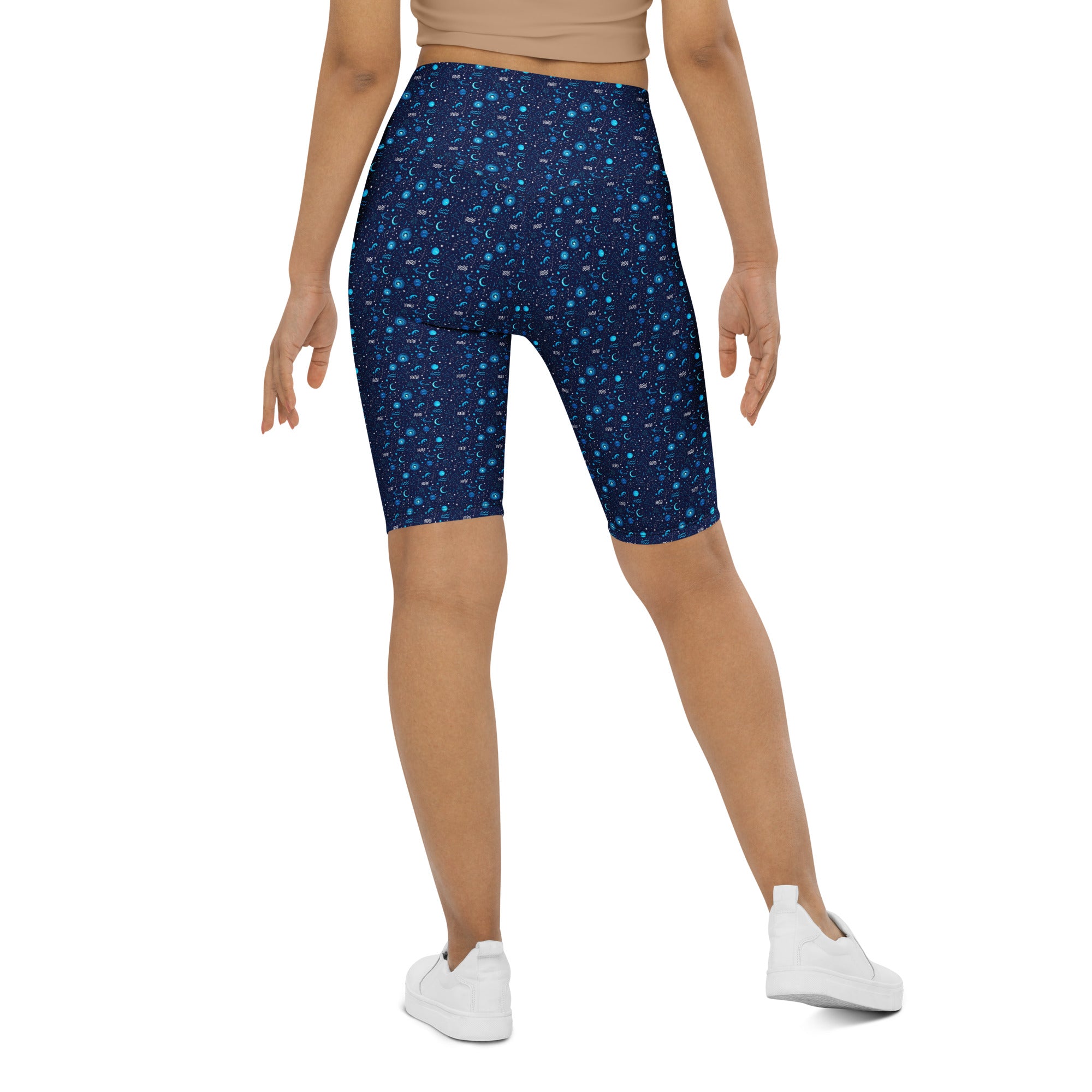 Aquarius Celestial Bike Shorts | GearBunch