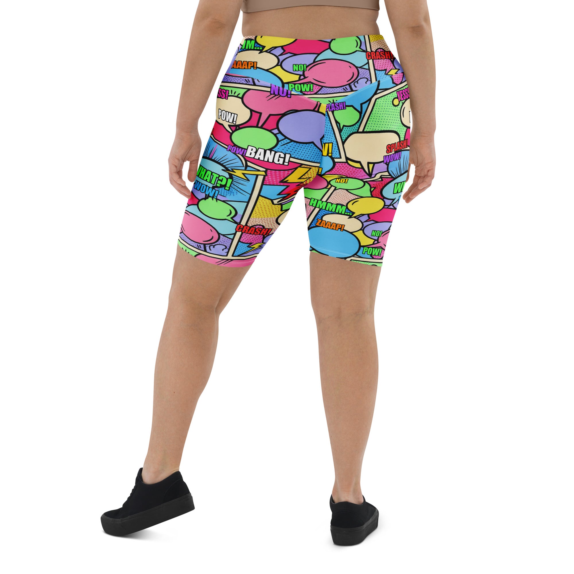 Comic Pop Candy Pastel Bike Shorts | GearBunch