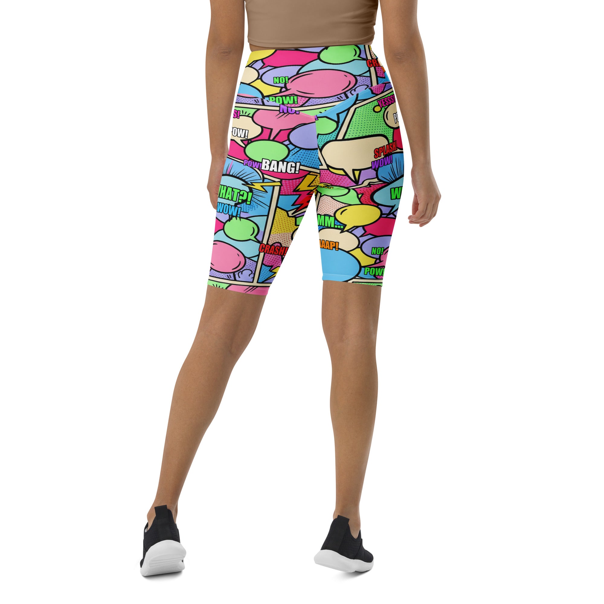 Comic Pop Candy Pastel Bike Shorts | GearBunch