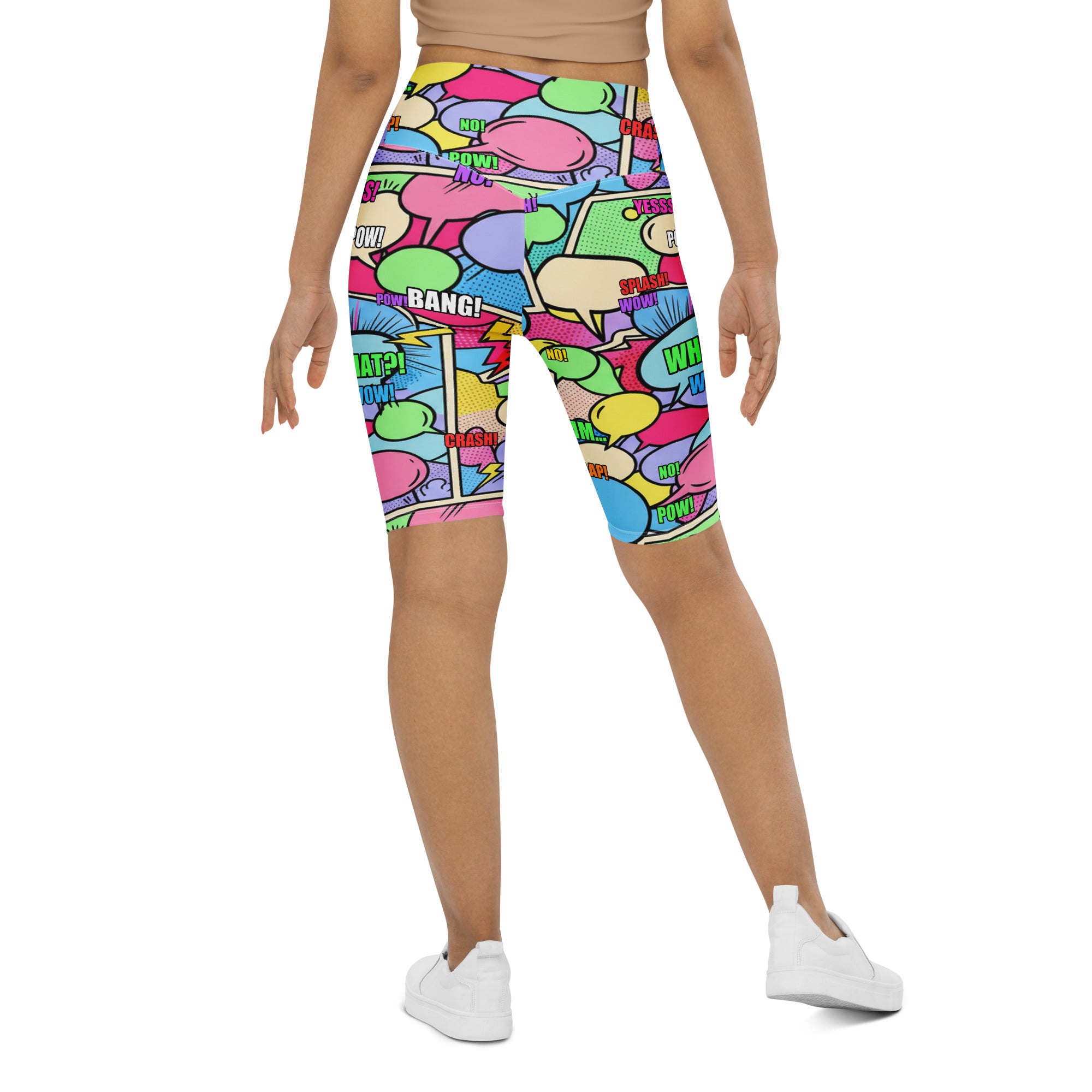 Comic Pop Candy Pastel Bike Shorts | GearBunch