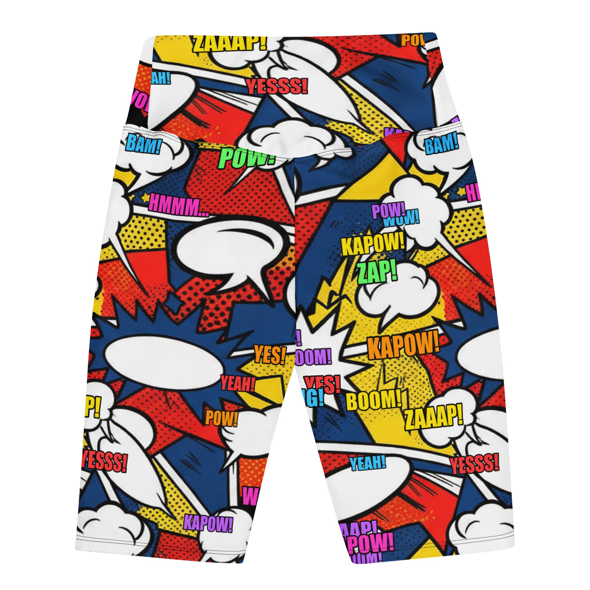 Comic Strip Thunder Punch Bike Shorts | GearBunch