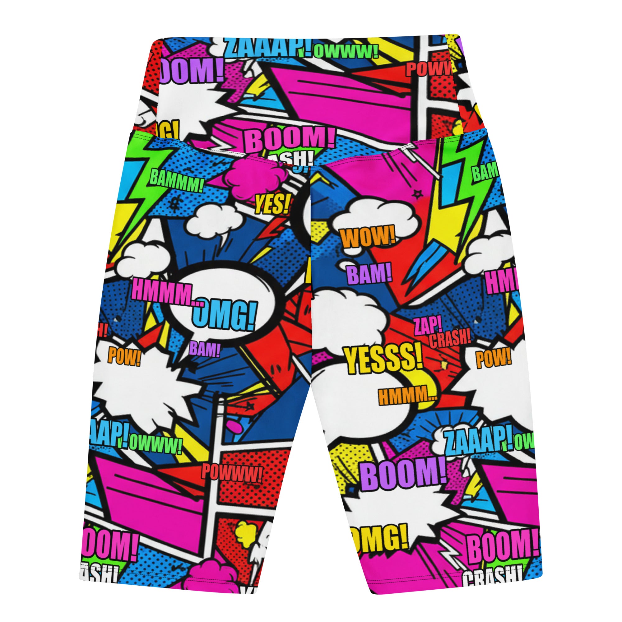 Comic Strip Ninja Night Bike Shorts | GearBunch
