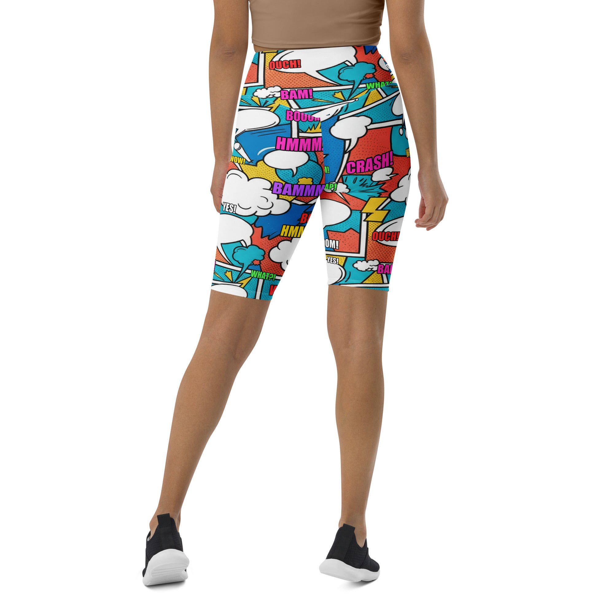 Comic Strip Surf Kapow Bike Shorts | GearBunch