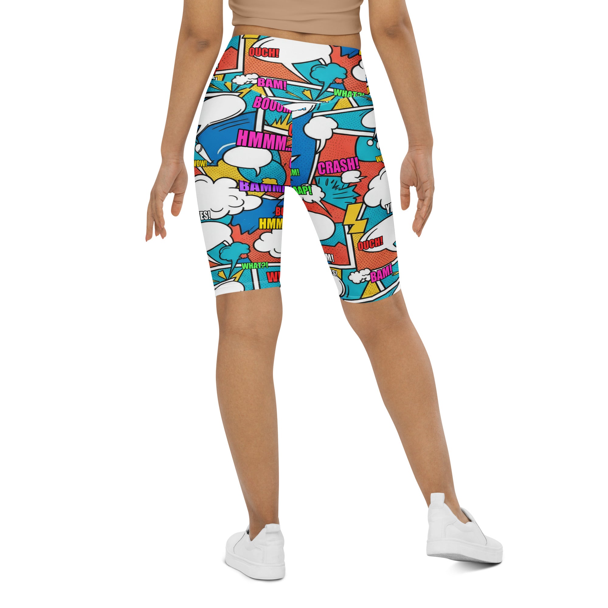 Comic Strip Surf Kapow Bike Shorts | GearBunch