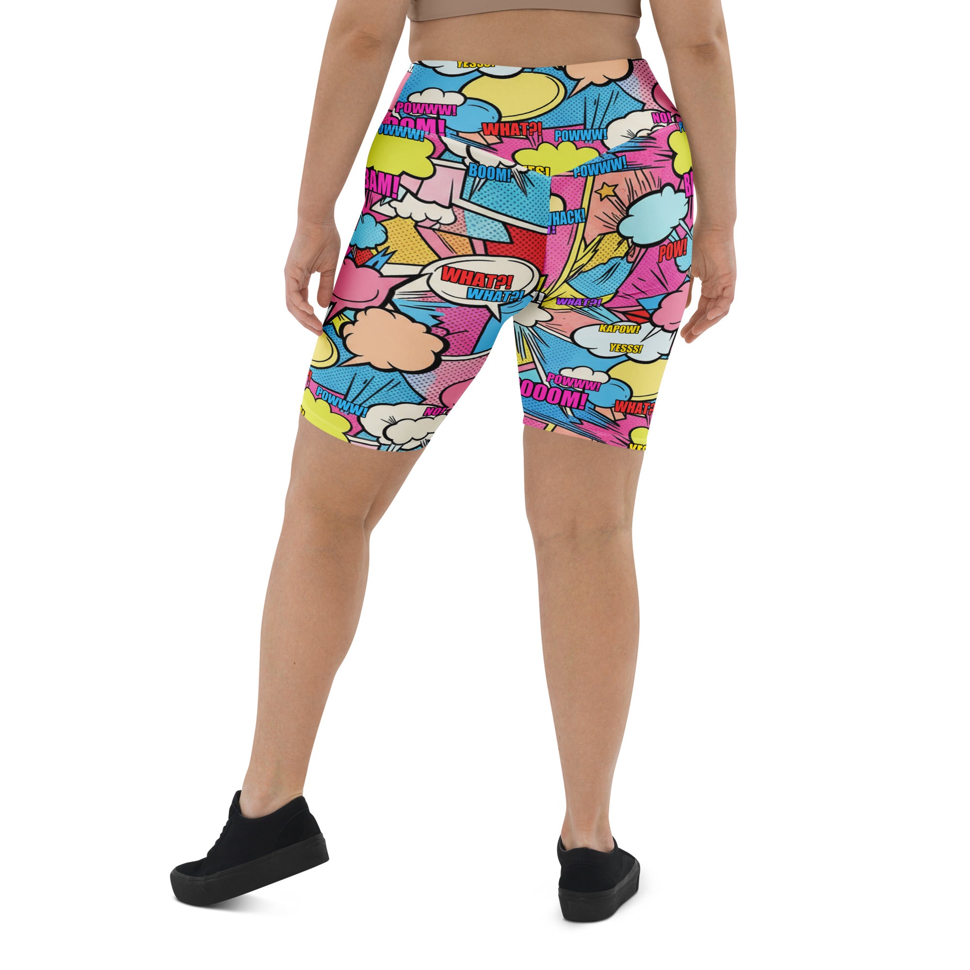 Comic Strip Kawaii Cute Bike Shorts | GearBunch