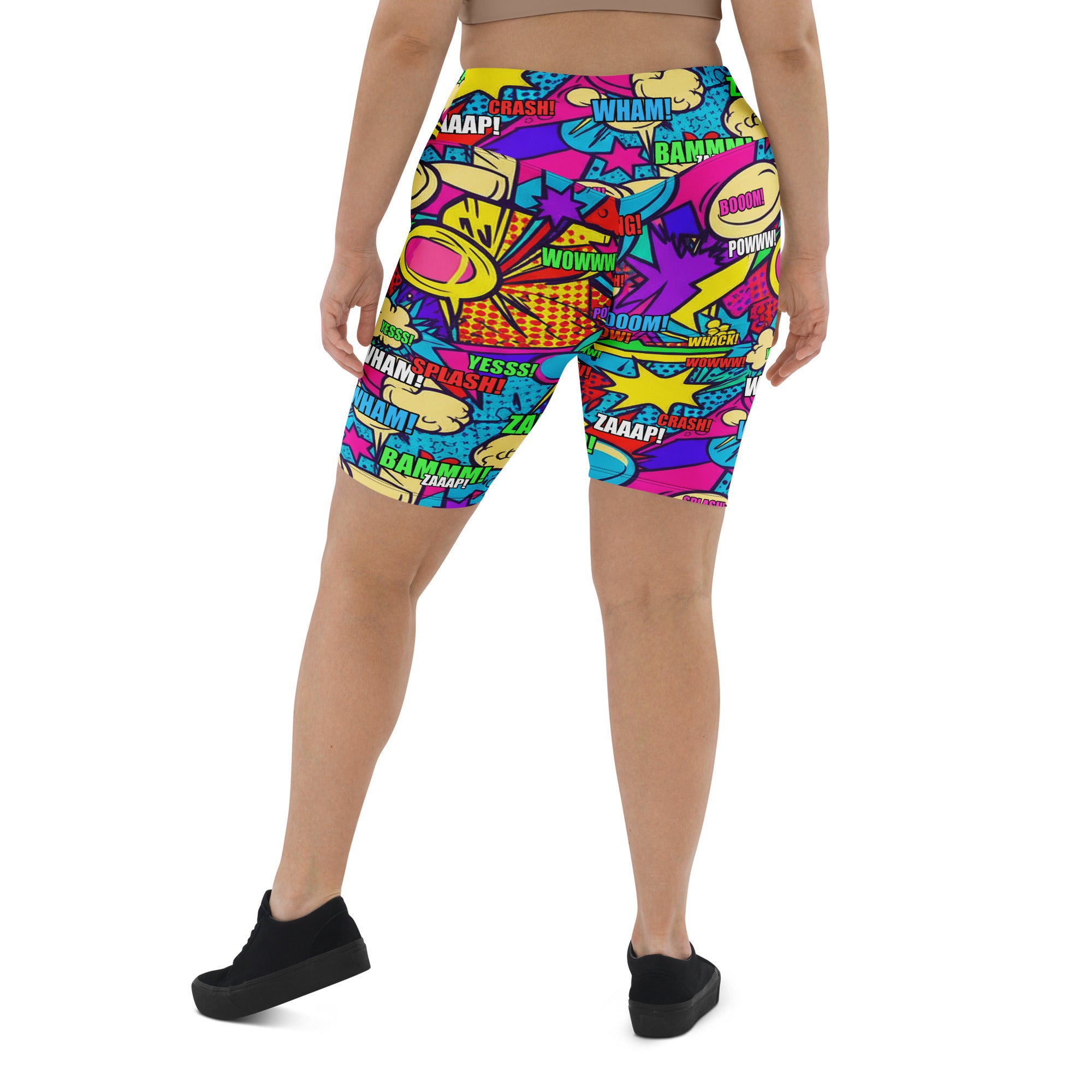 Comic Strip Pirate Adventure Bike Shorts | GearBunch