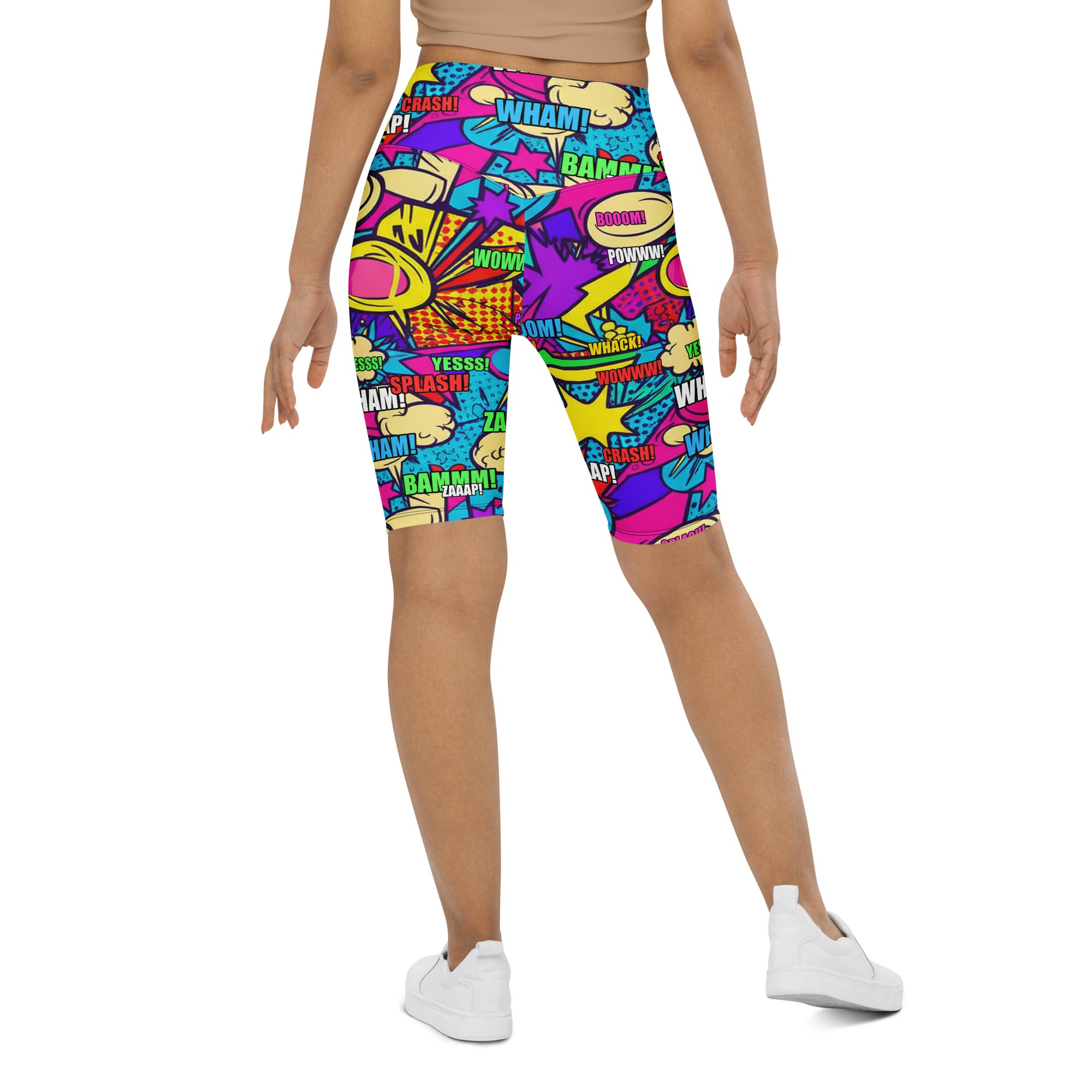 Comic Strip Pirate Adventure Bike Shorts | GearBunch