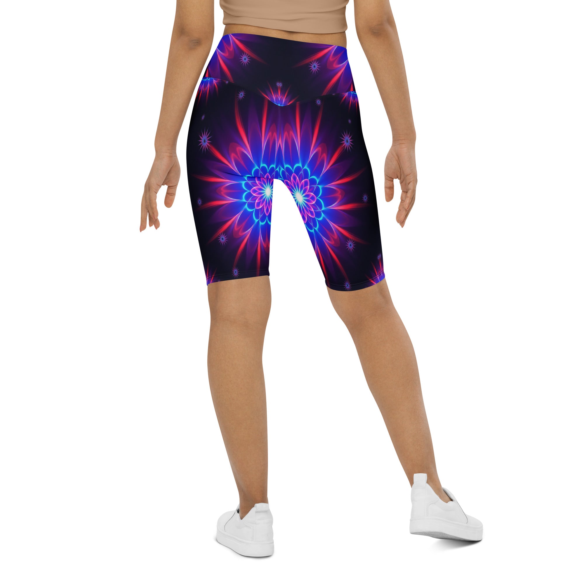 Psychedelic Supernova Bike Shorts | GearBunch