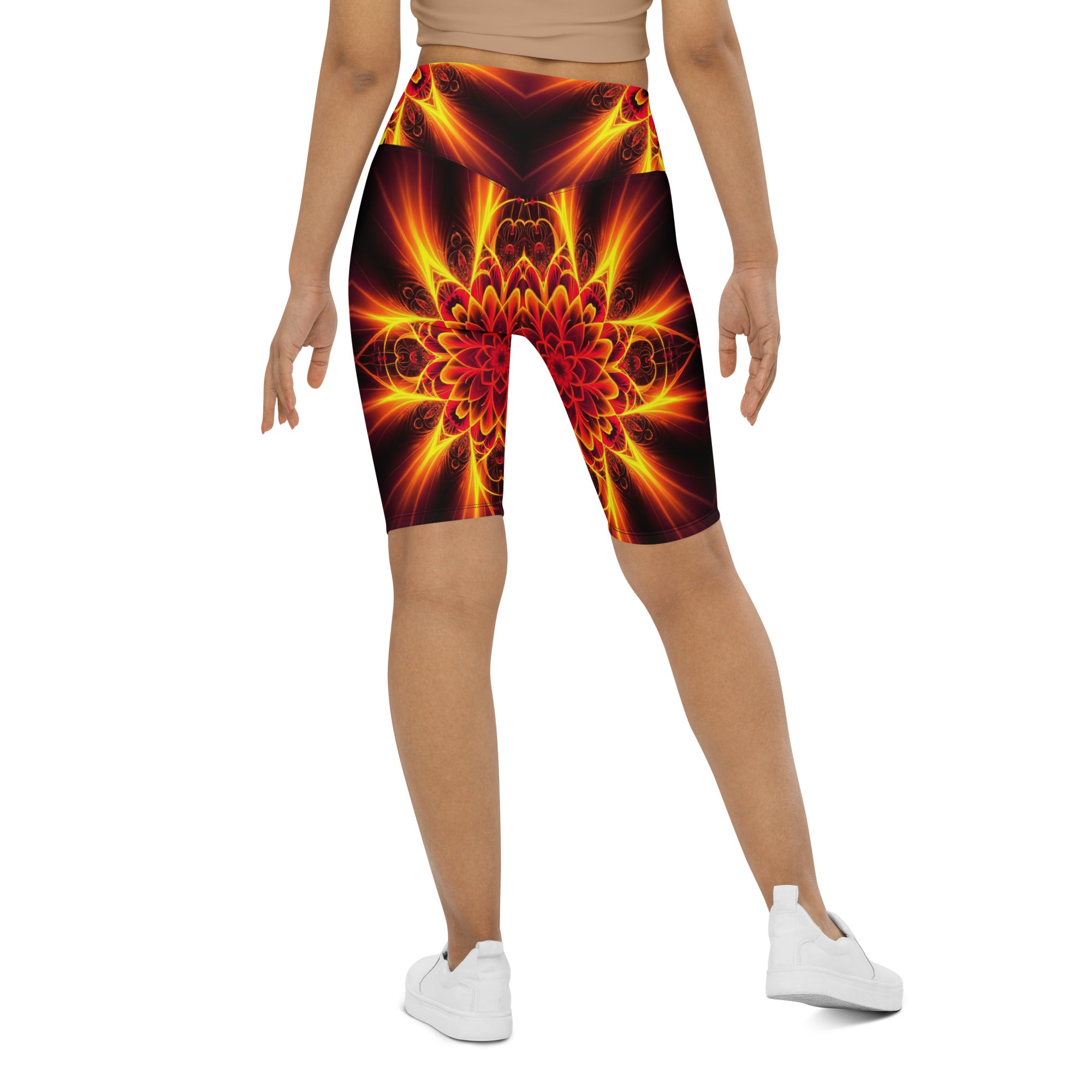 Psychedelic Magma Core Bike Shorts | GearBunch