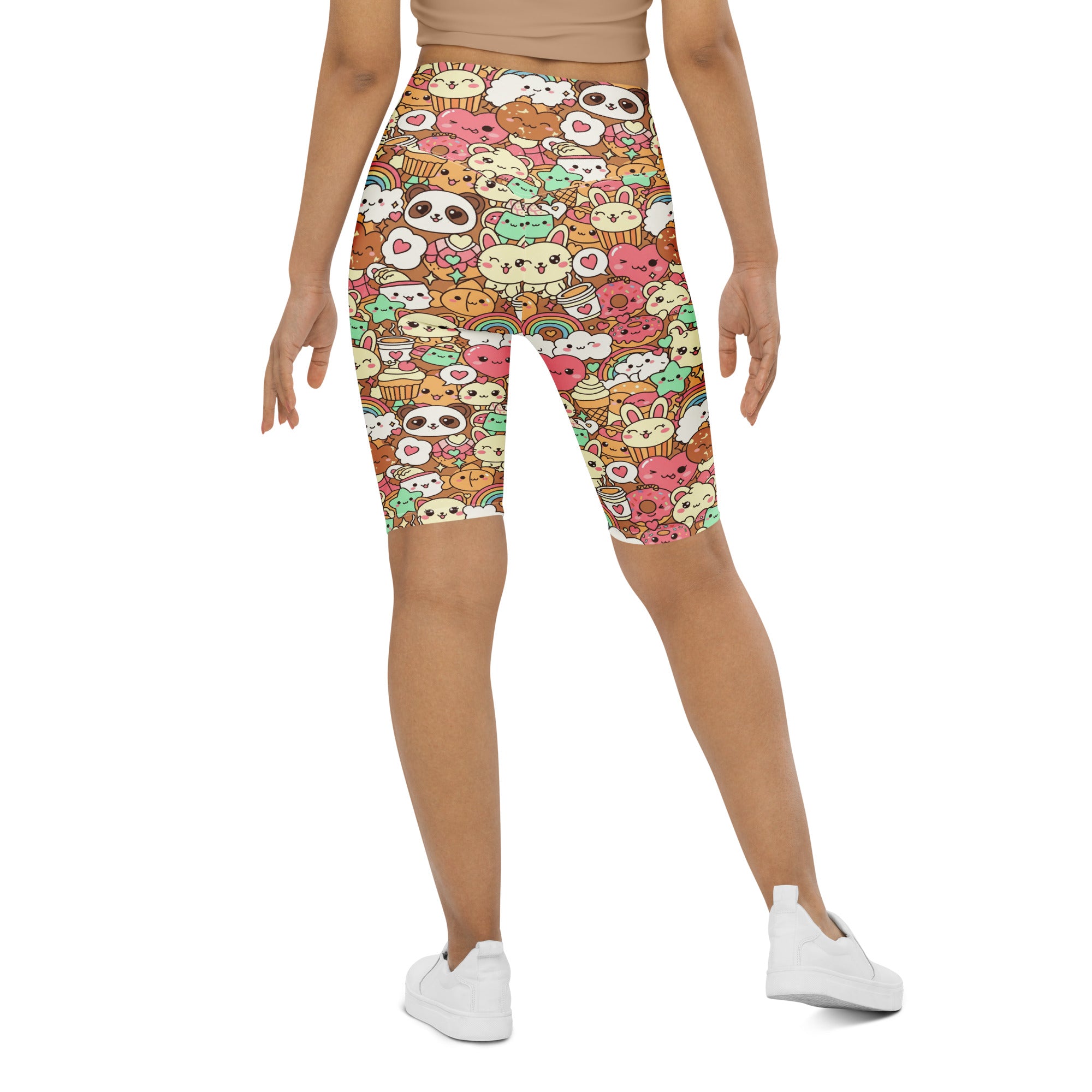Kawaii Coffee Break Bike Shorts | GearBunch