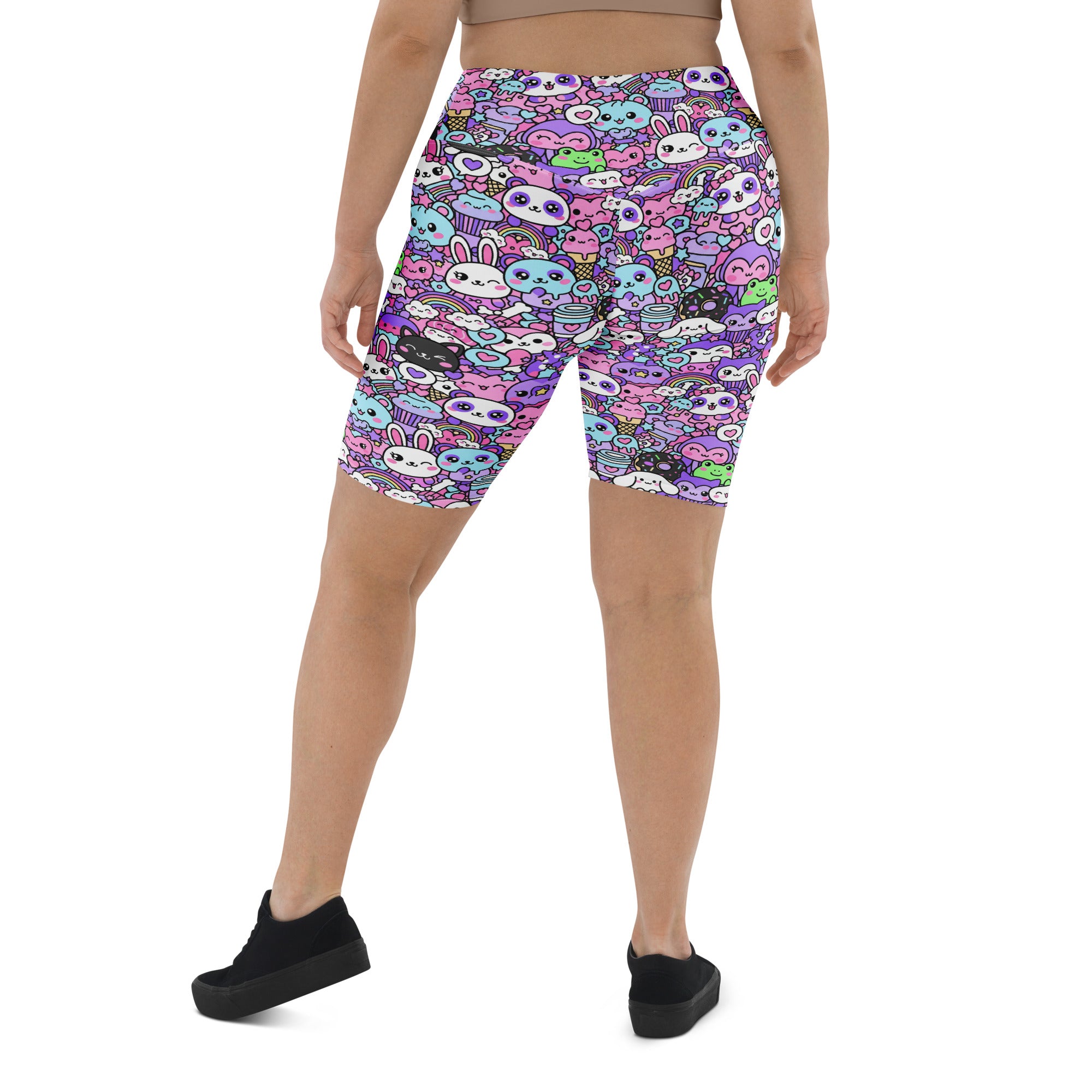 Kawaii Pastel Goth Bike Shorts | GearBunch