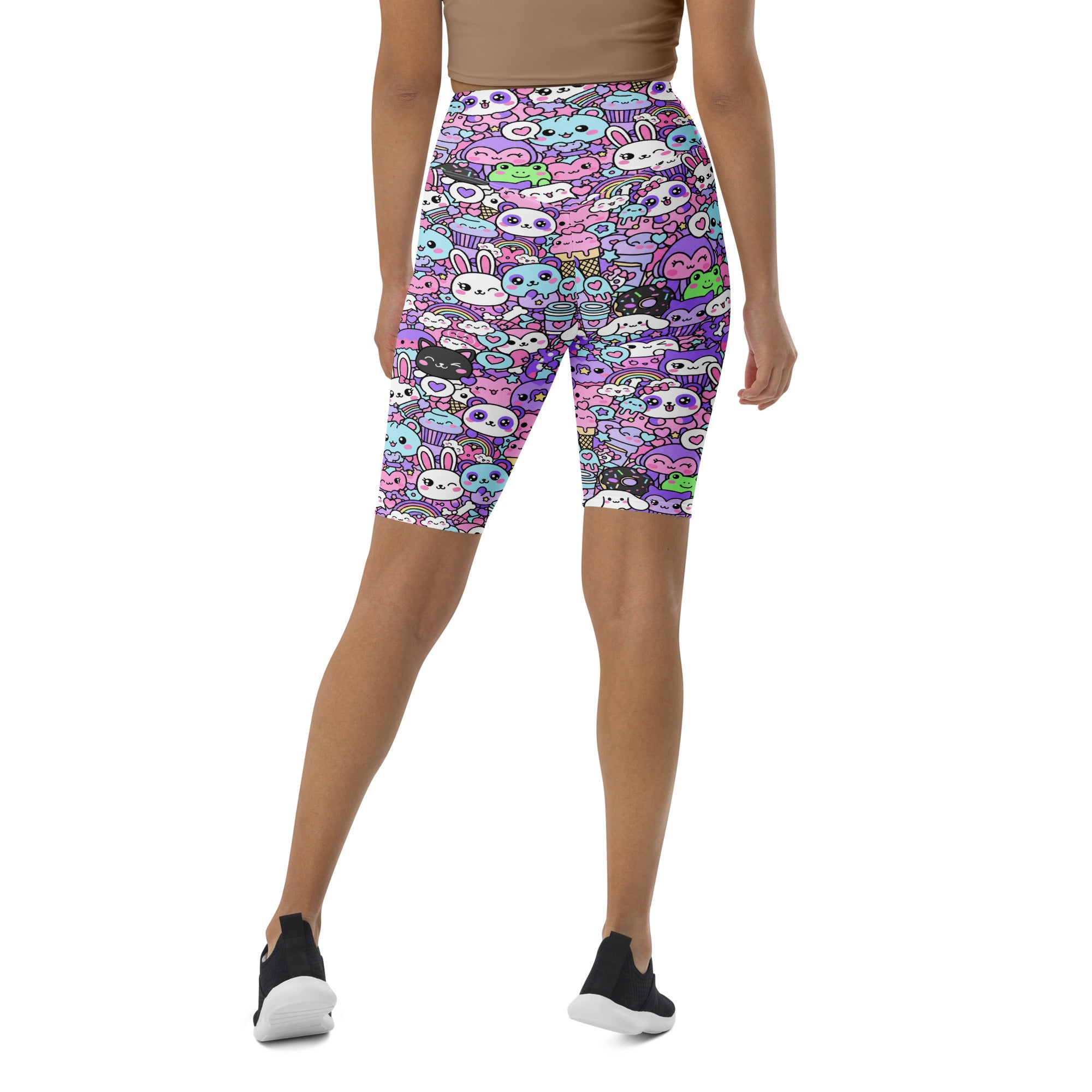 Kawaii Pastel Goth Bike Shorts | GearBunch