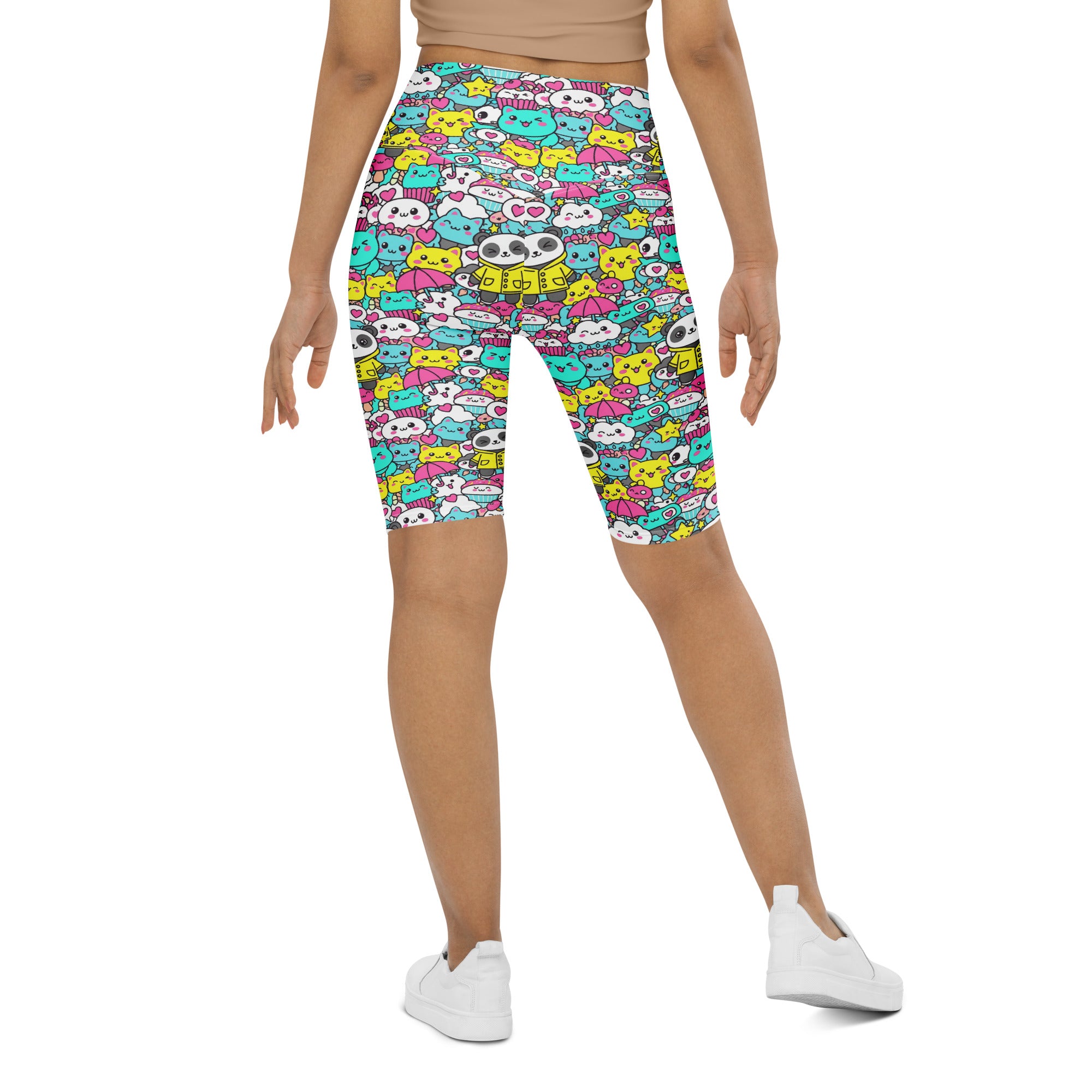 Kawaii Rainy Day Bike Shorts | GearBunch