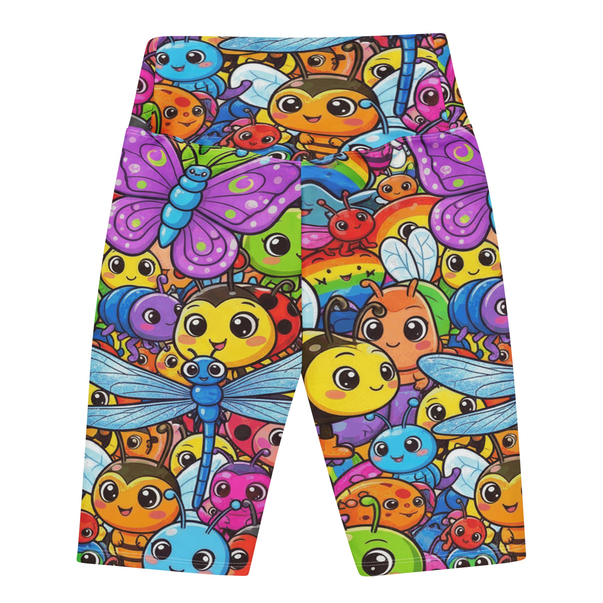 Vibrant Bug Life Bike Shorts | GearBunch