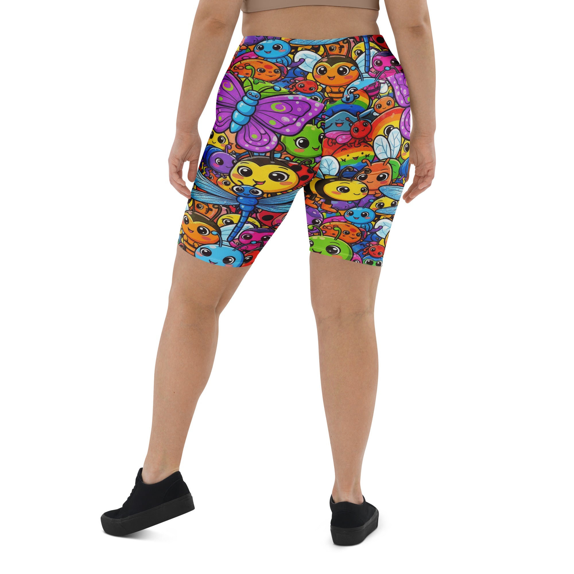 Vibrant Bug Life Bike Shorts | GearBunch