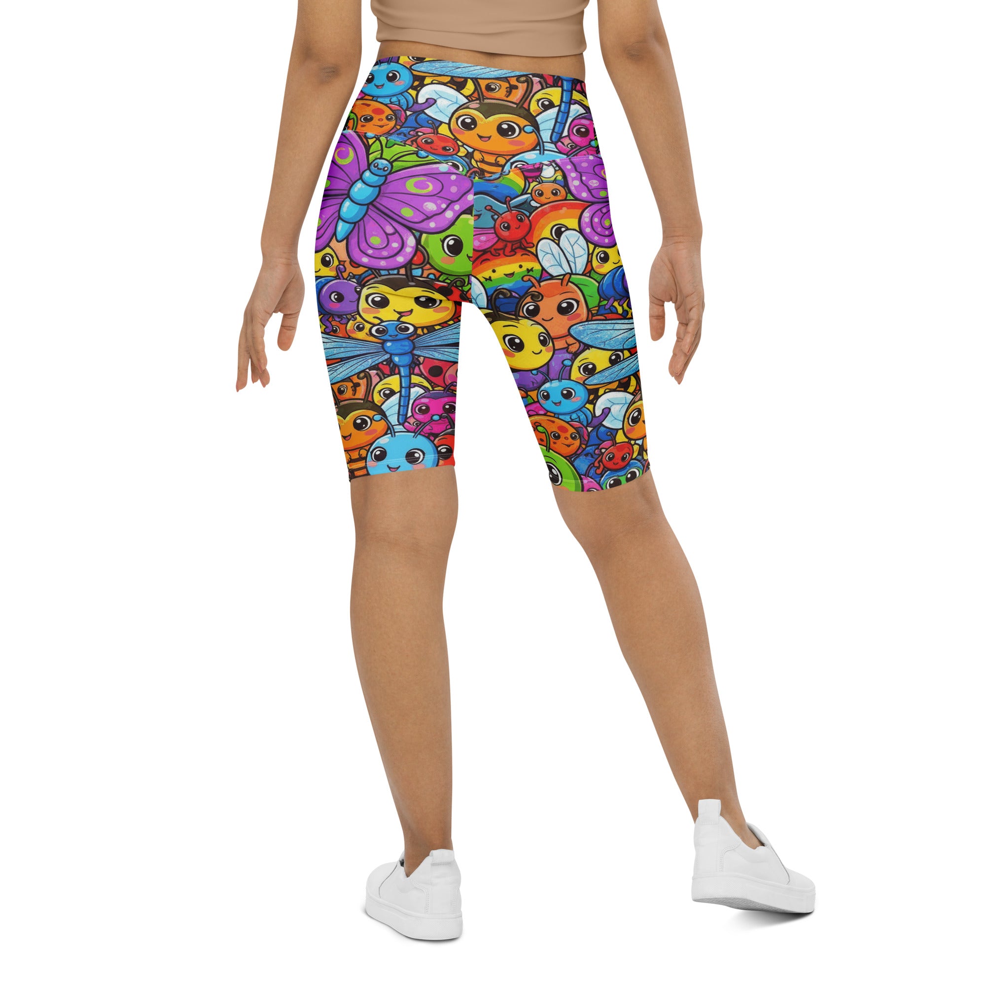 Vibrant Bug Life Bike Shorts | GearBunch