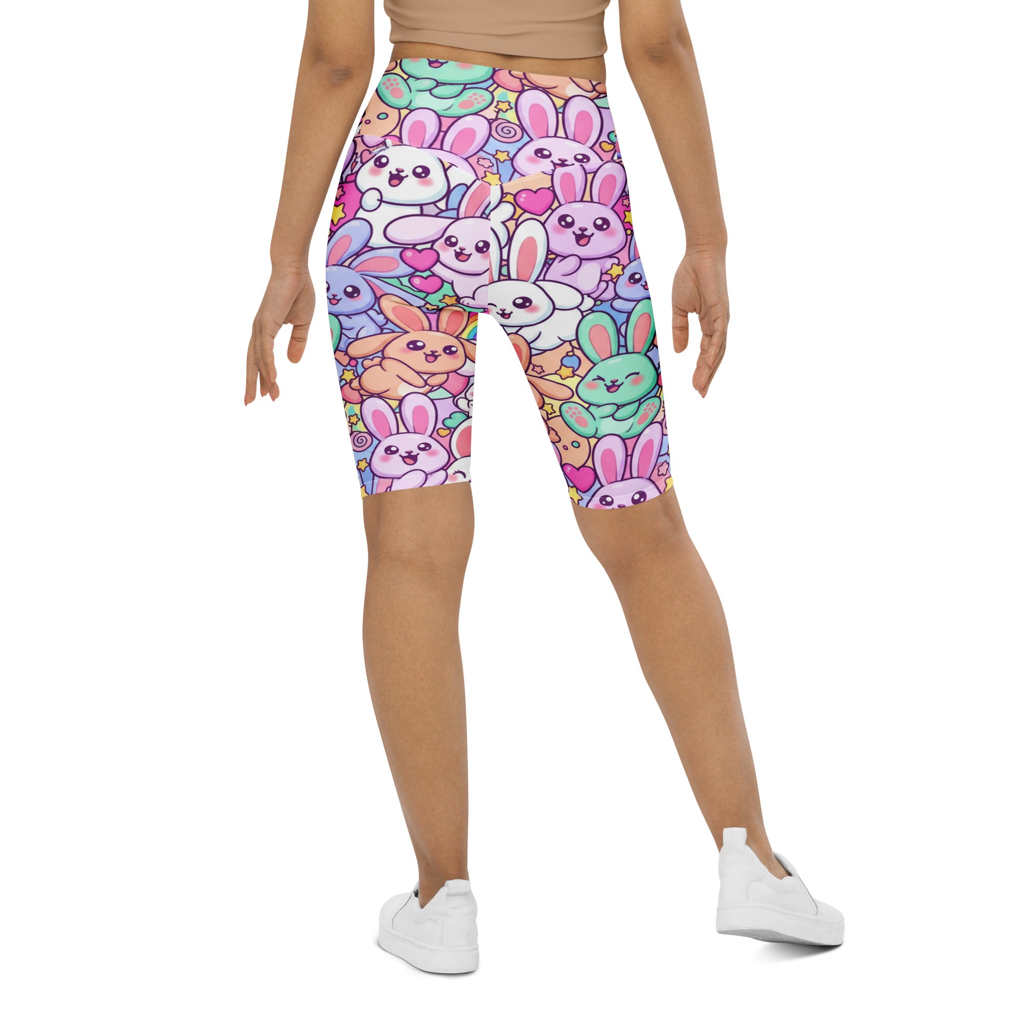 Vibrant Bunny Hop Bike Shorts | GearBunch