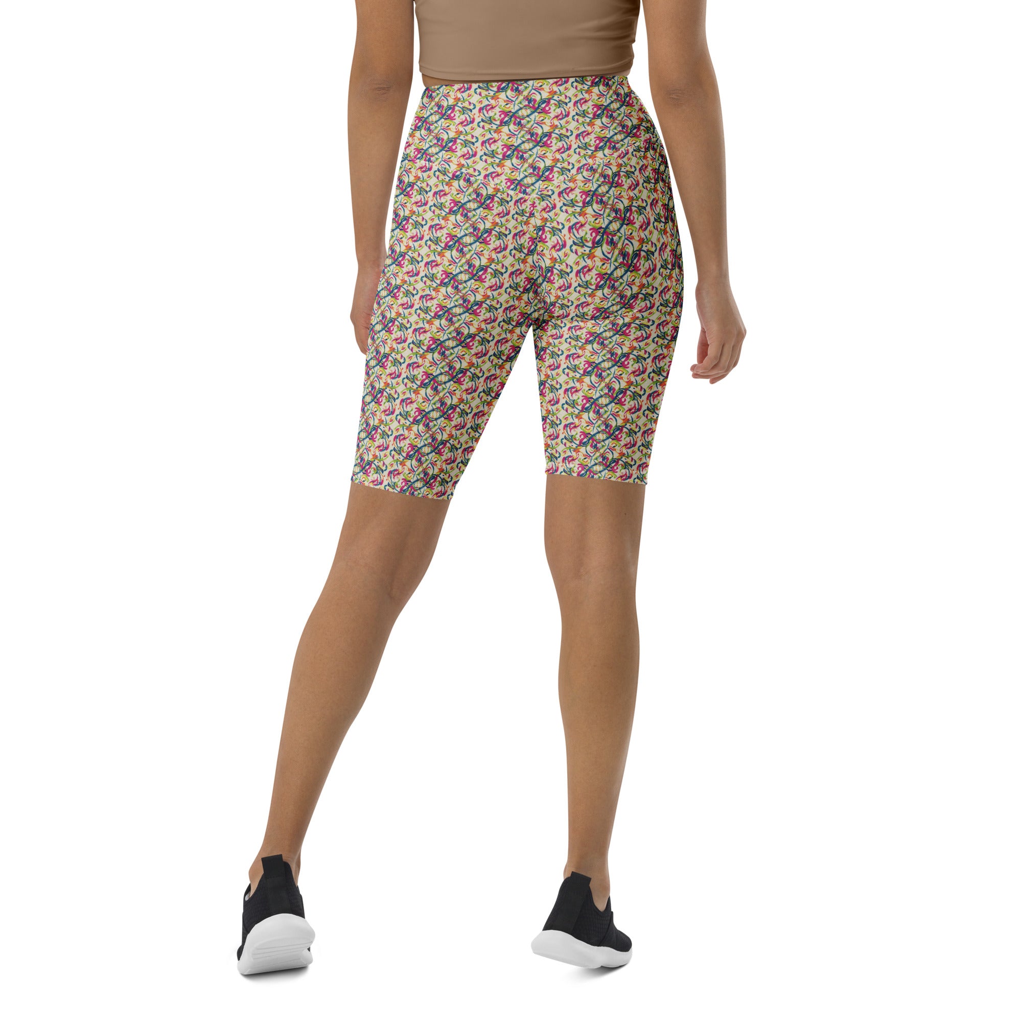 Ciao Bella Script Bike Shorts | GearBunch