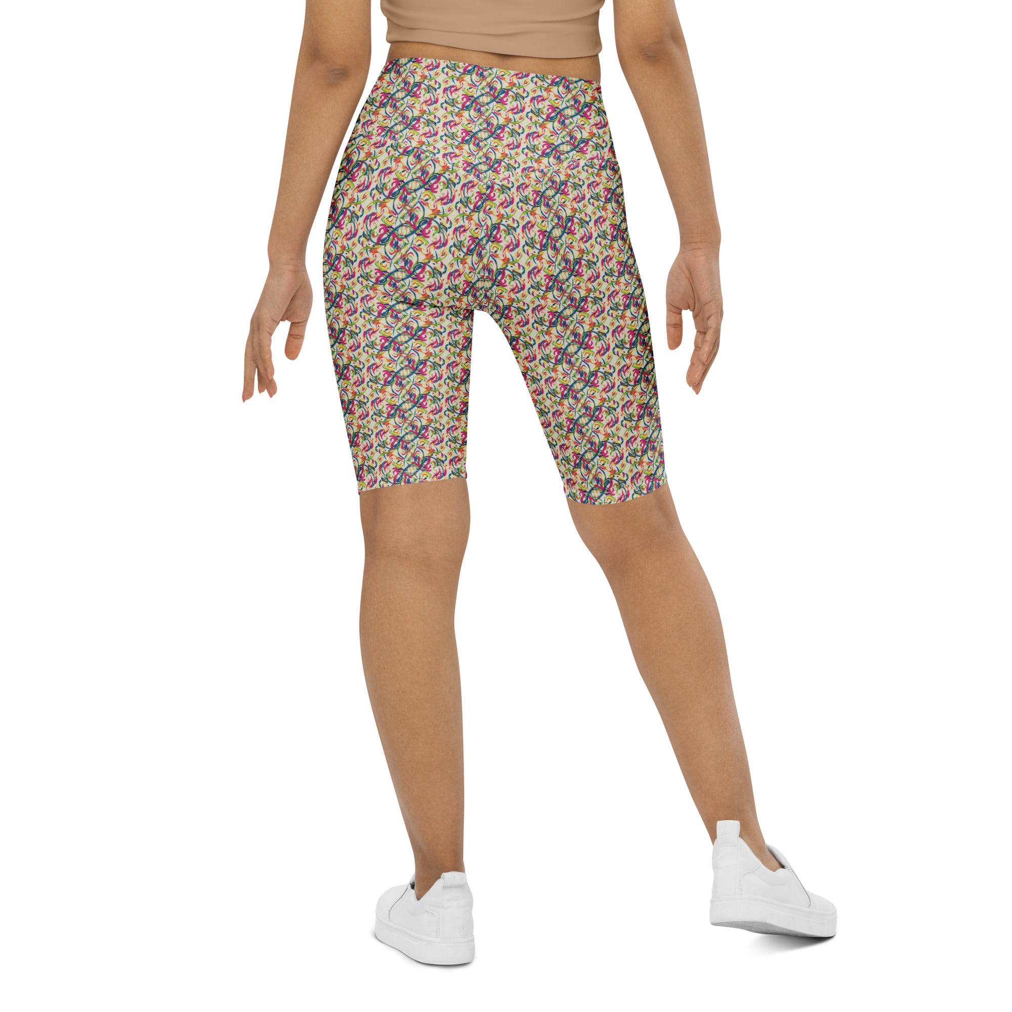 Ciao Bella Script Bike Shorts | GearBunch