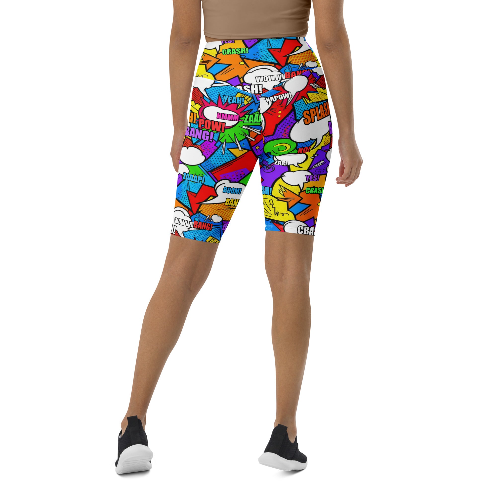 Comic Strip Classic Hero Bike Shorts | GearBunch