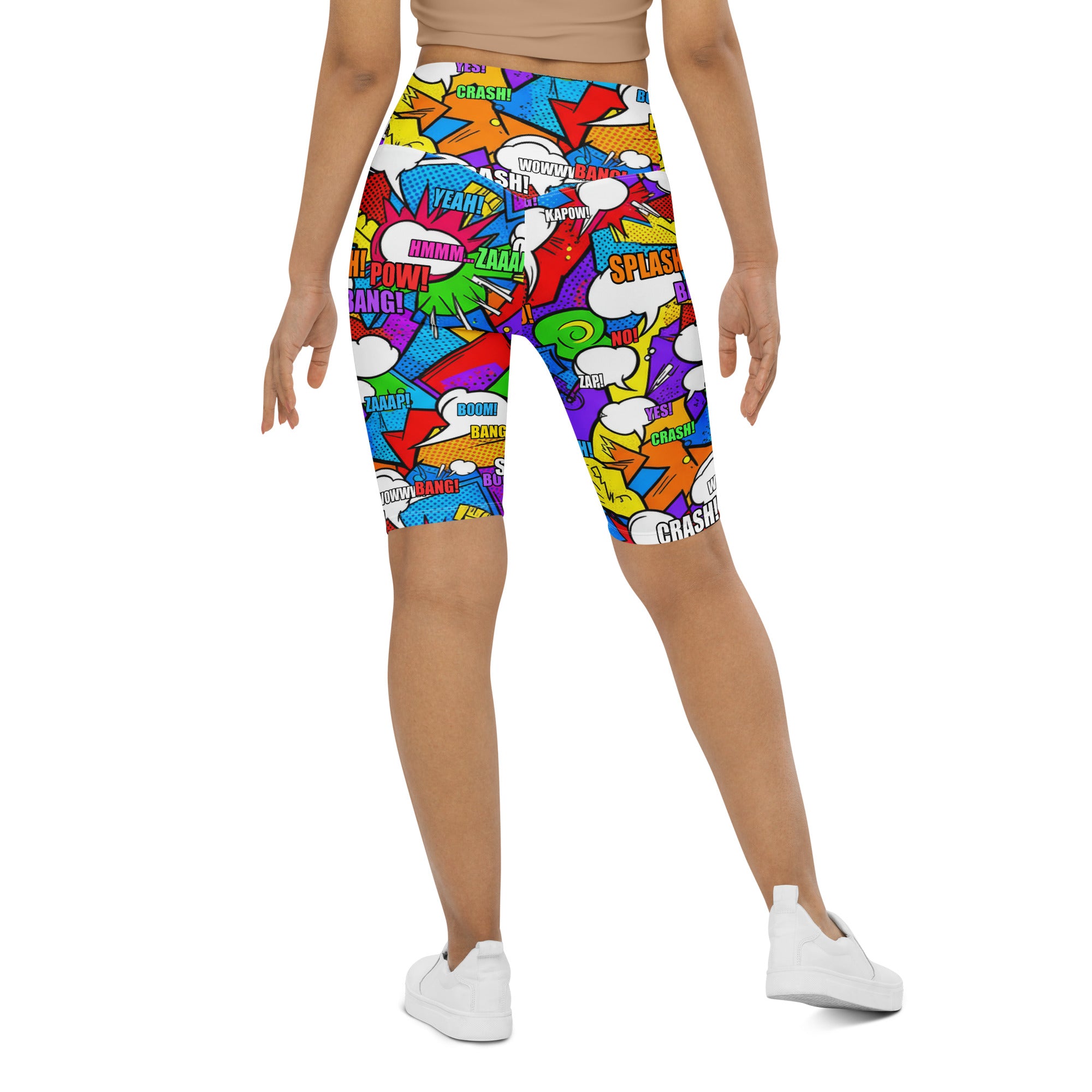Comic Strip Classic Hero Bike Shorts | GearBunch