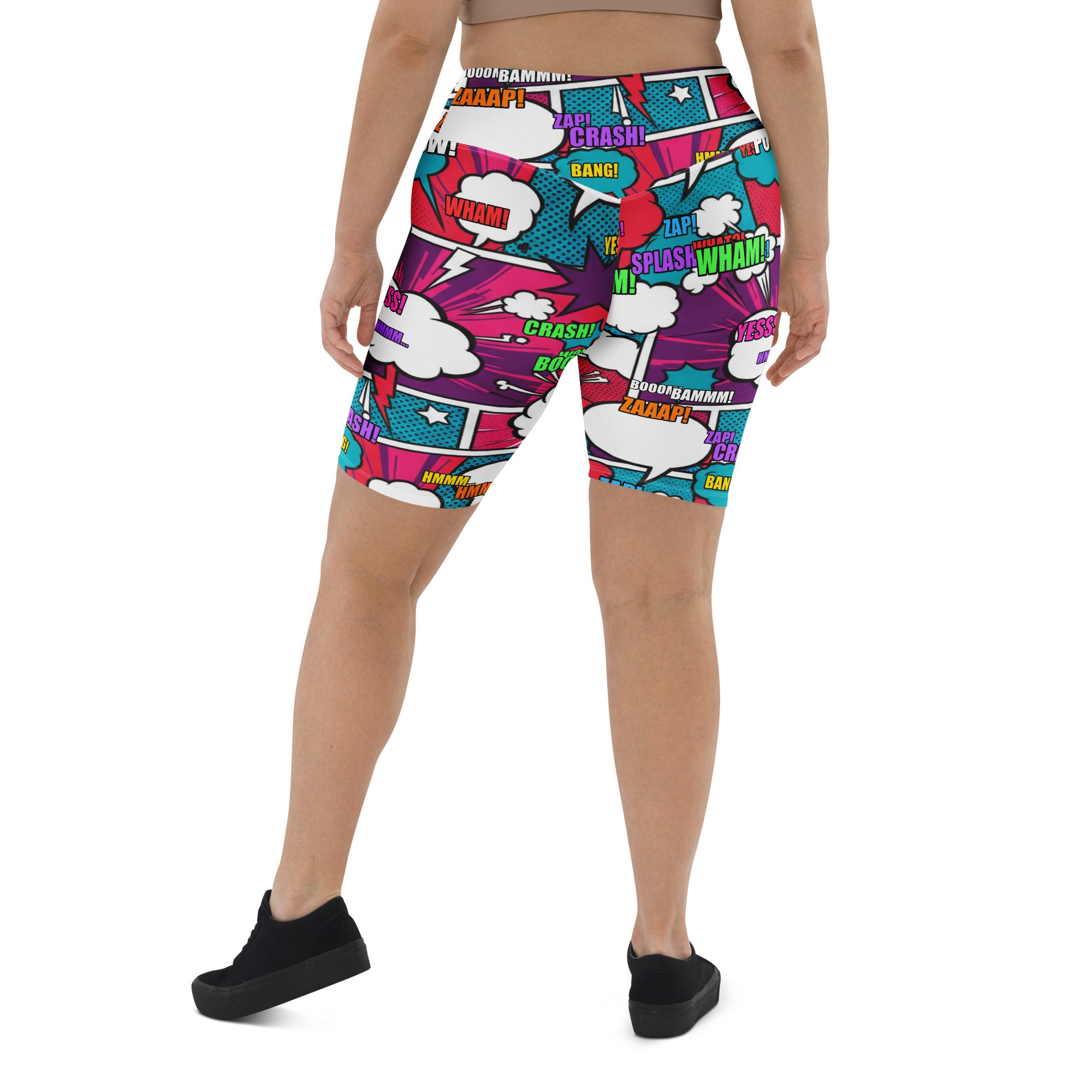 Comic Strip Roller Derby Bike Shorts | GearBunch