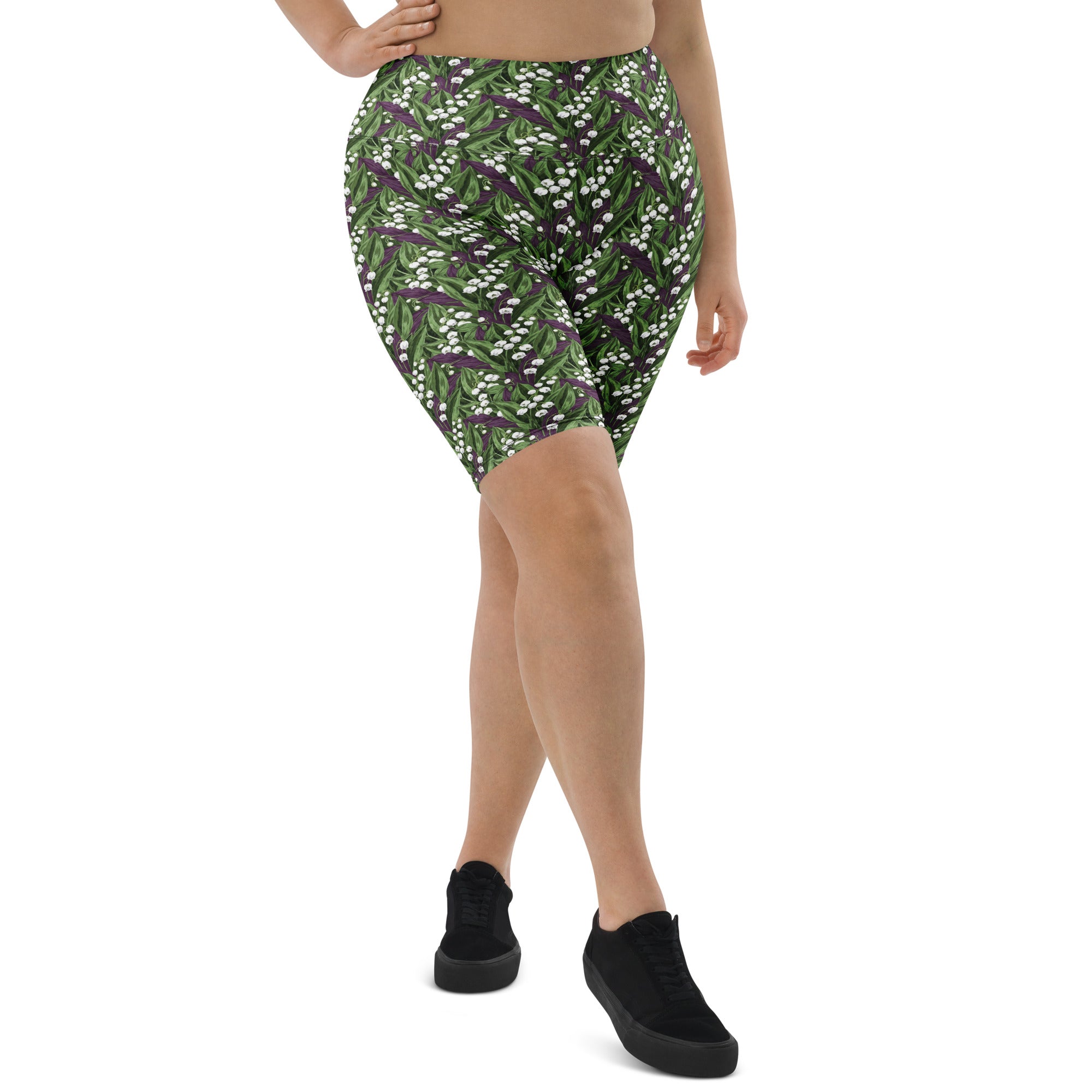 Lily of the Valley Bike Shorts | GearBunch