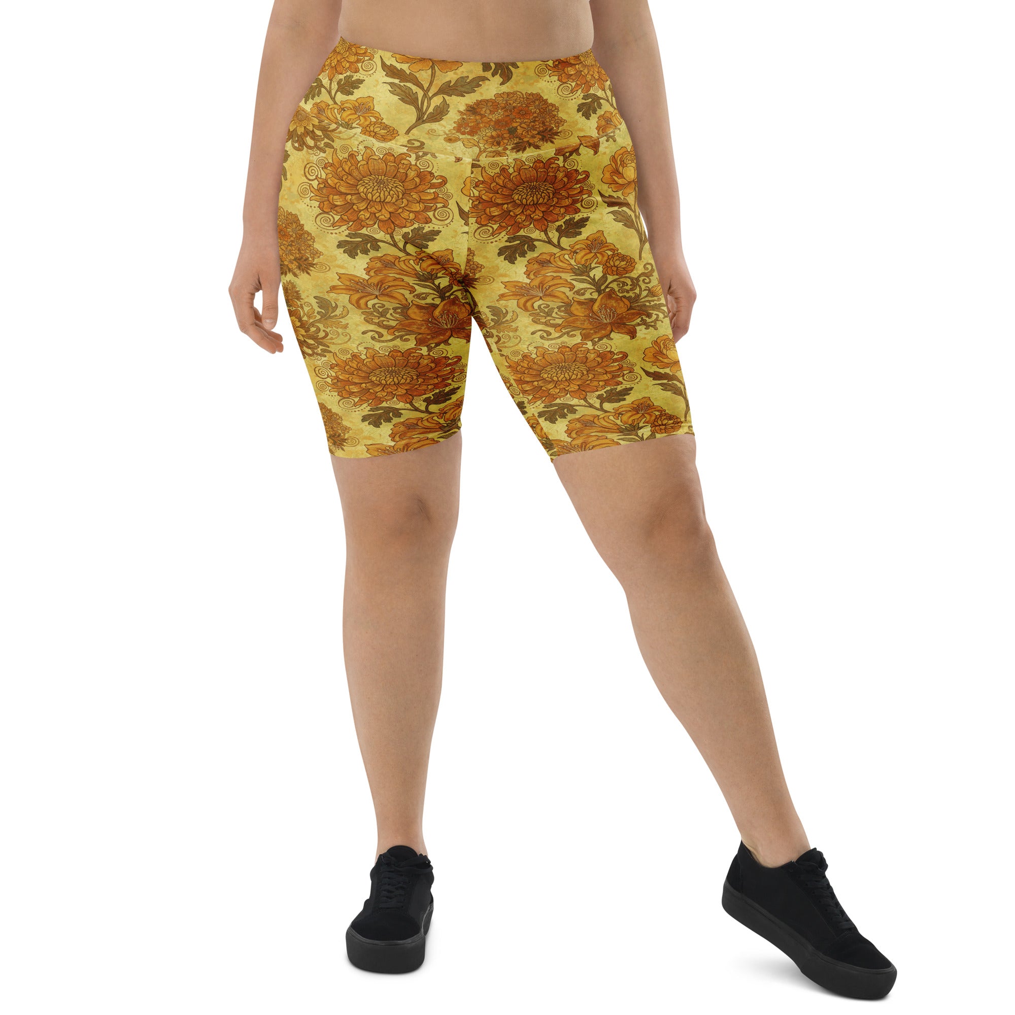 Gustav Klimt Garden Bike Shorts | GearBunch
