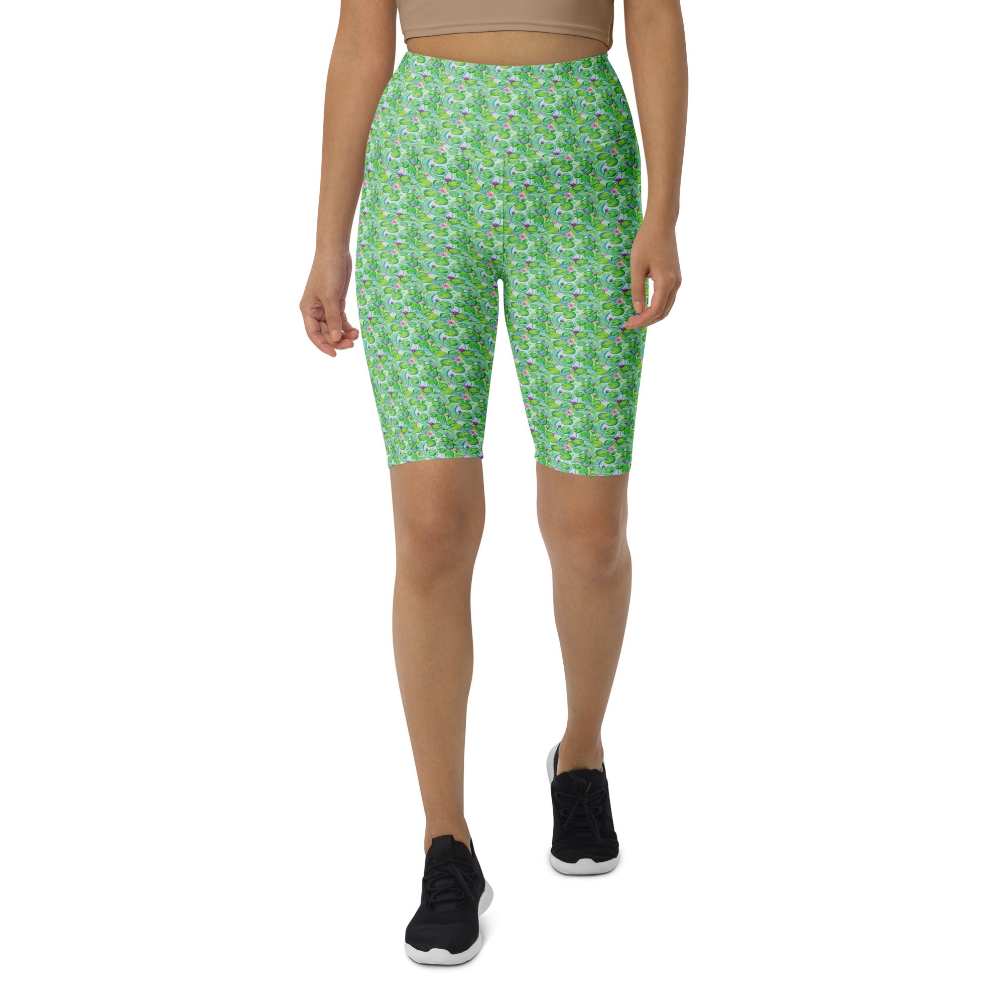 Claude Monet Water Lilies Bike Shorts | GearBunch