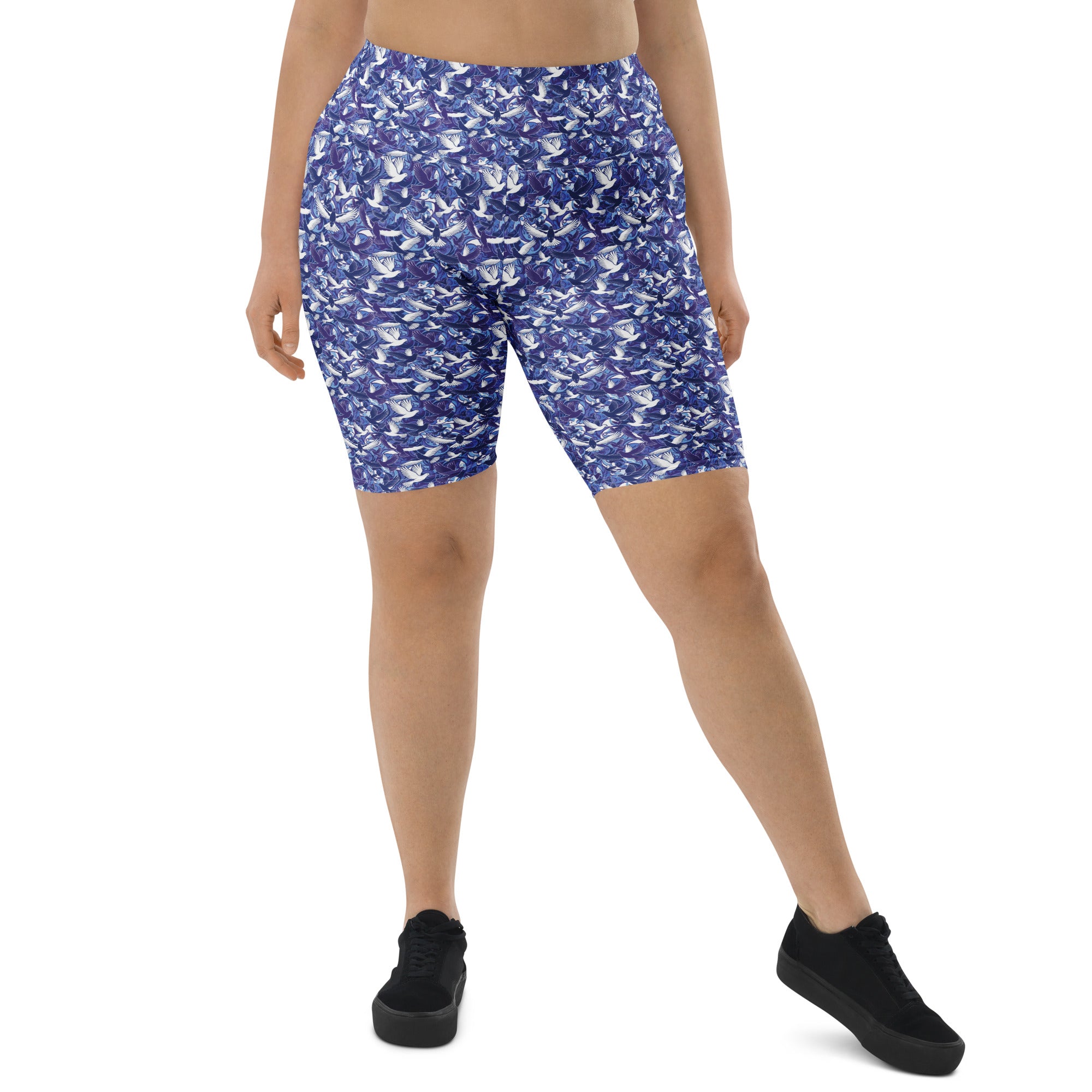 Dove in Flight Bike Shorts | GearBunch