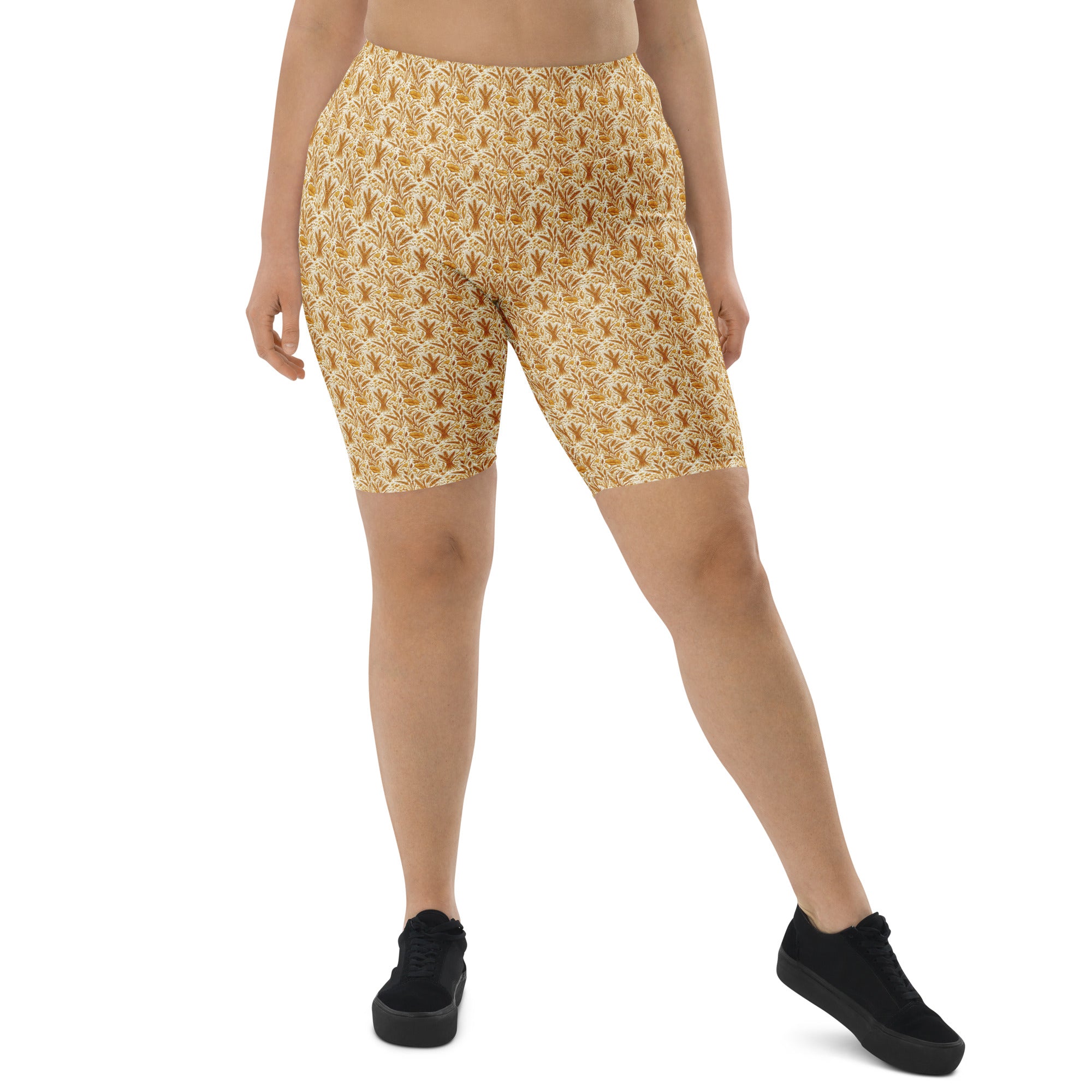 Wheat Field Harvest Bike Shorts | GearBunch
